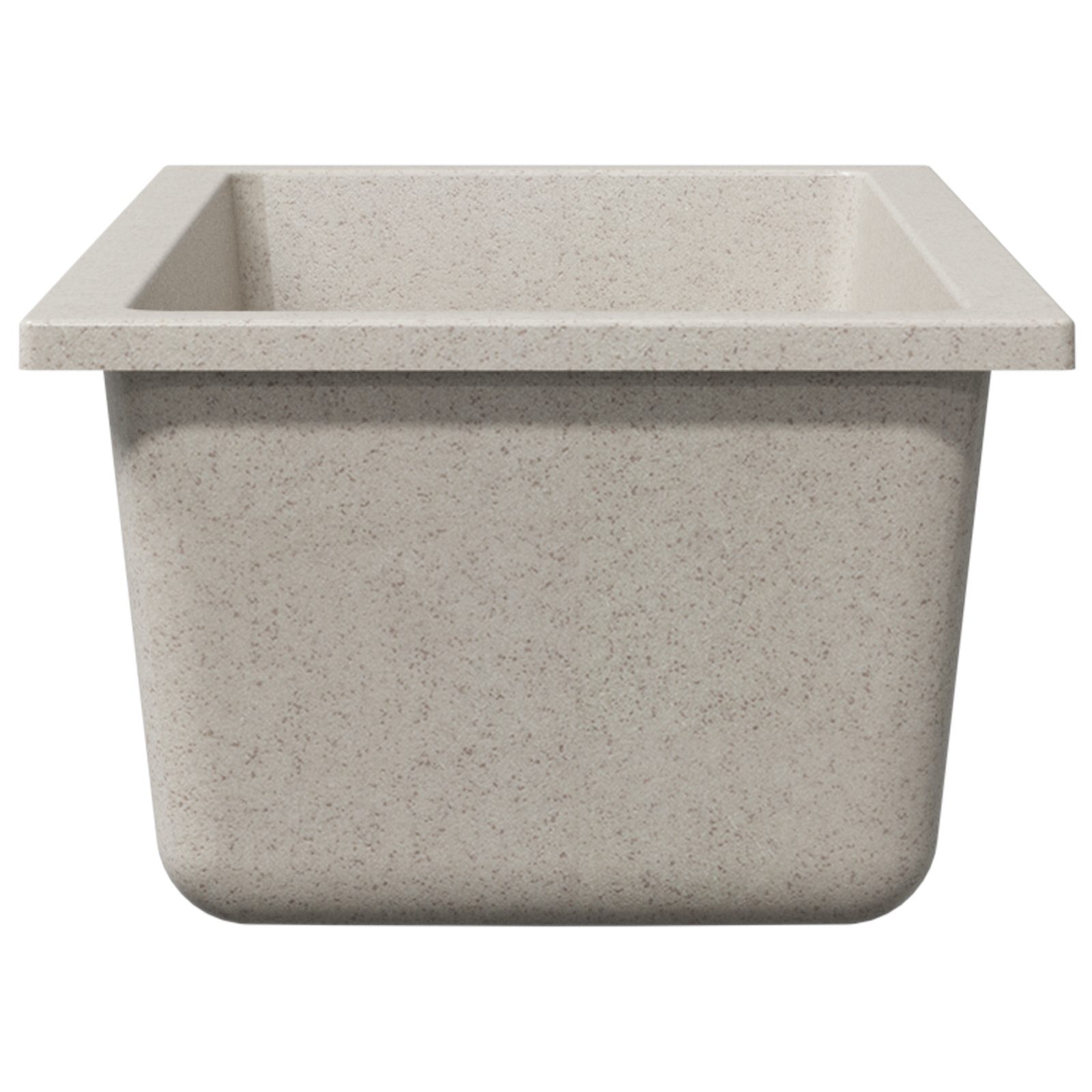 Kitchen Sink with Overflow Hole Beige Granite - Image 4