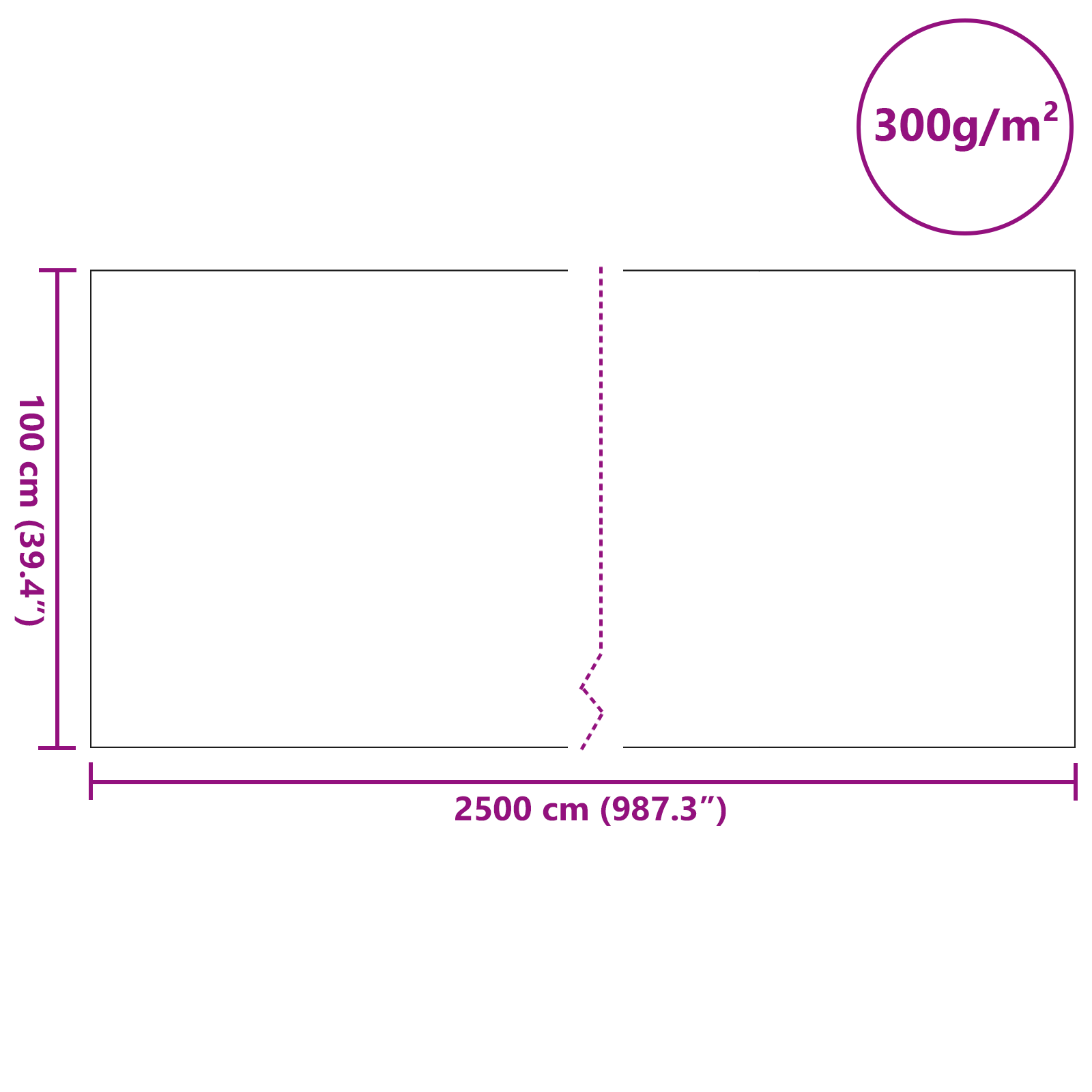 tvenkinio vilna 300 g/㎡ 1x25 m - Image 8