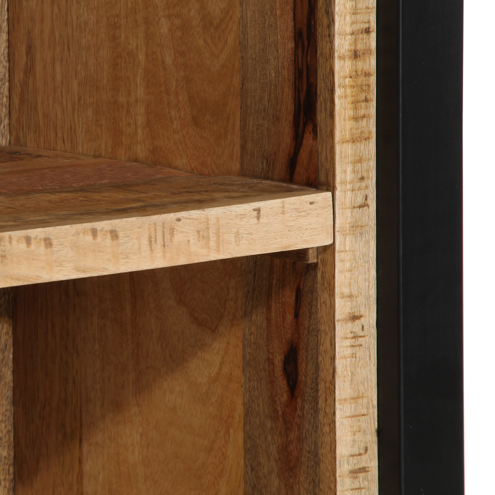 Bedside Cabinet 40x30x80 cm Solid Wood Rough Mango - Image 9