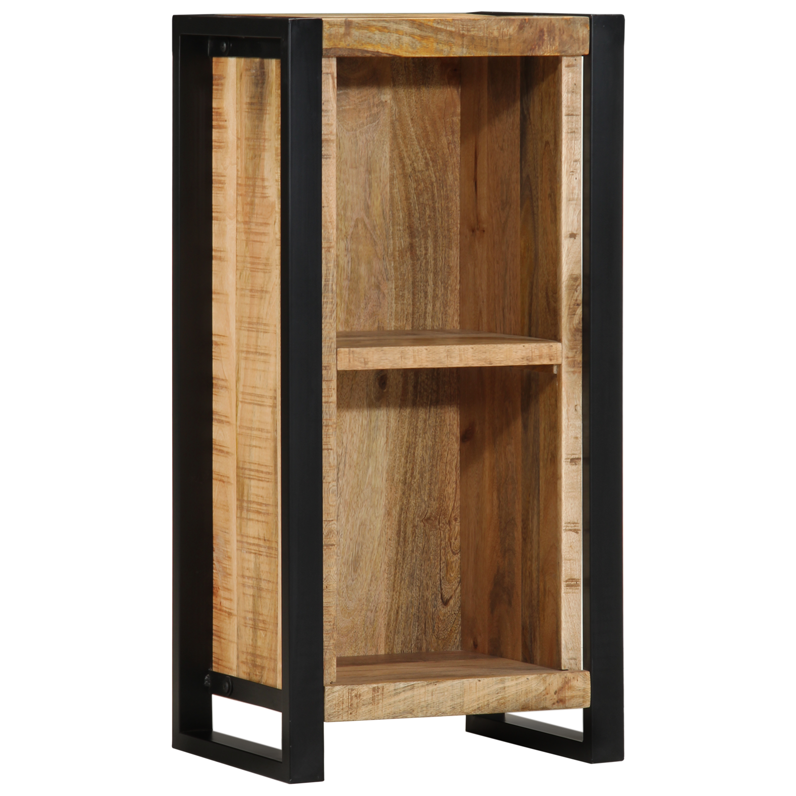 Nachttafel 40x30x80 cm Massief Houten Ruw Mangohout