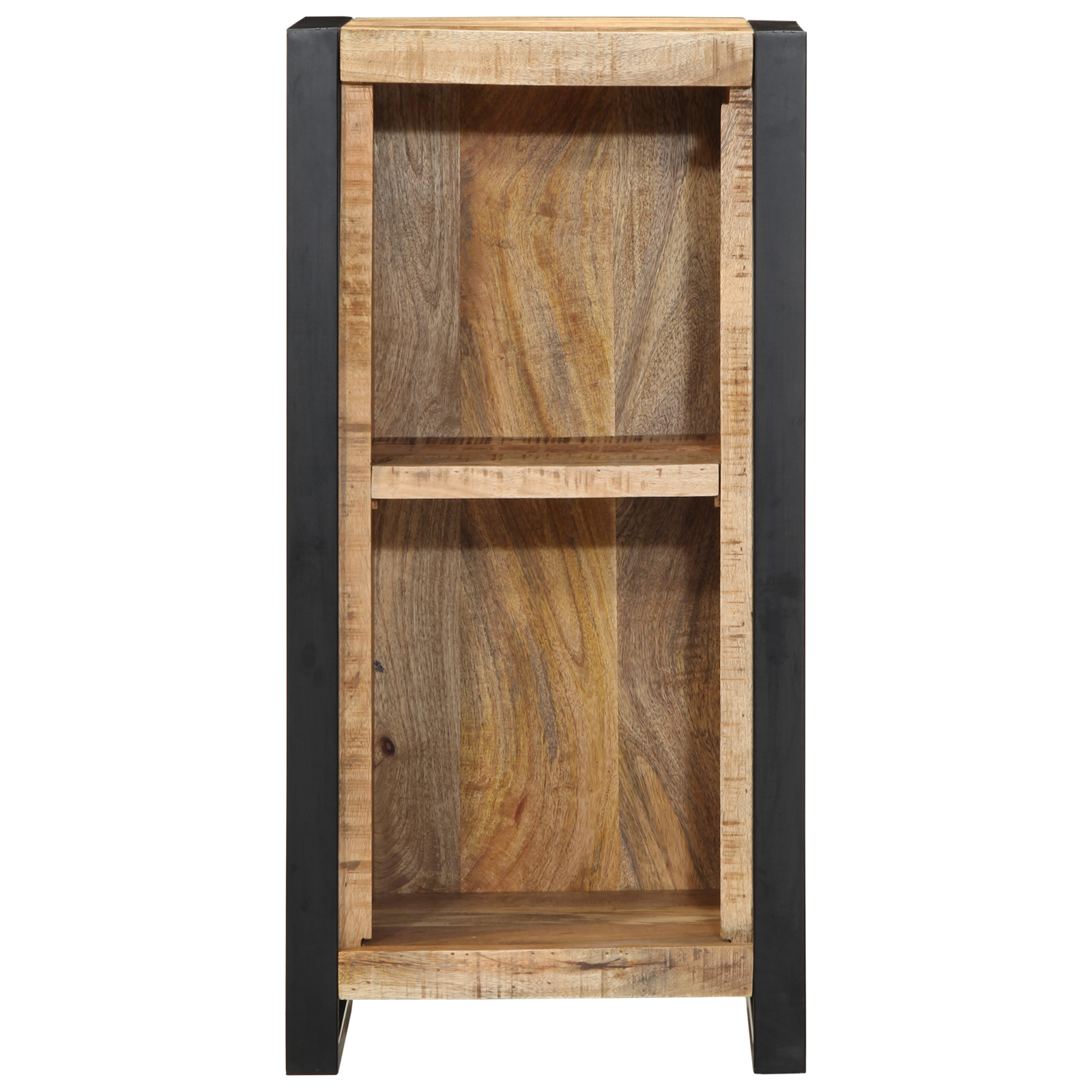 Bedside Cabinet 40x30x80 cm Solid Wood Rough Mango - Image 3