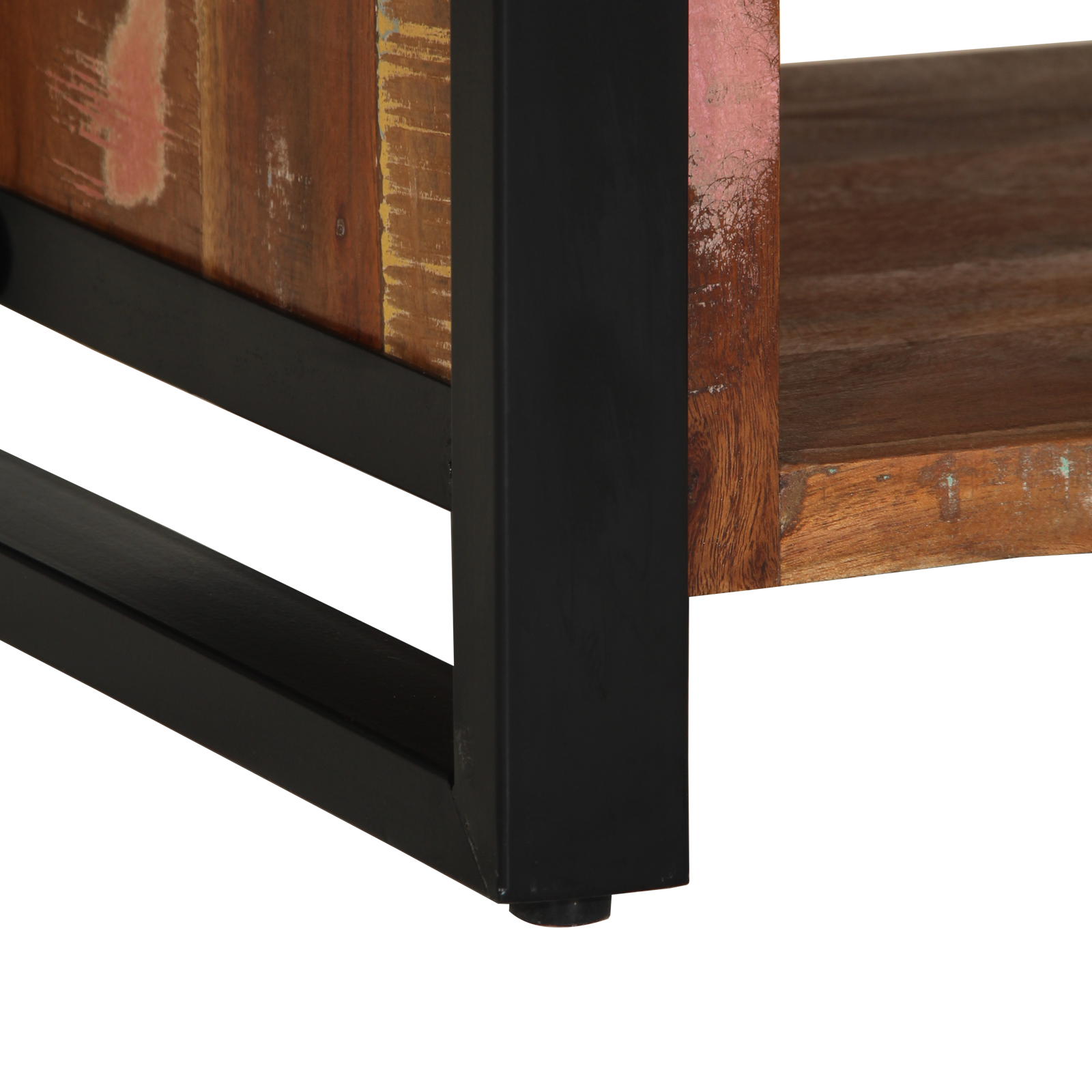 Shoe Bench Multicolour 100x40x50 cm Solid Wood Reclaimed - Image 9