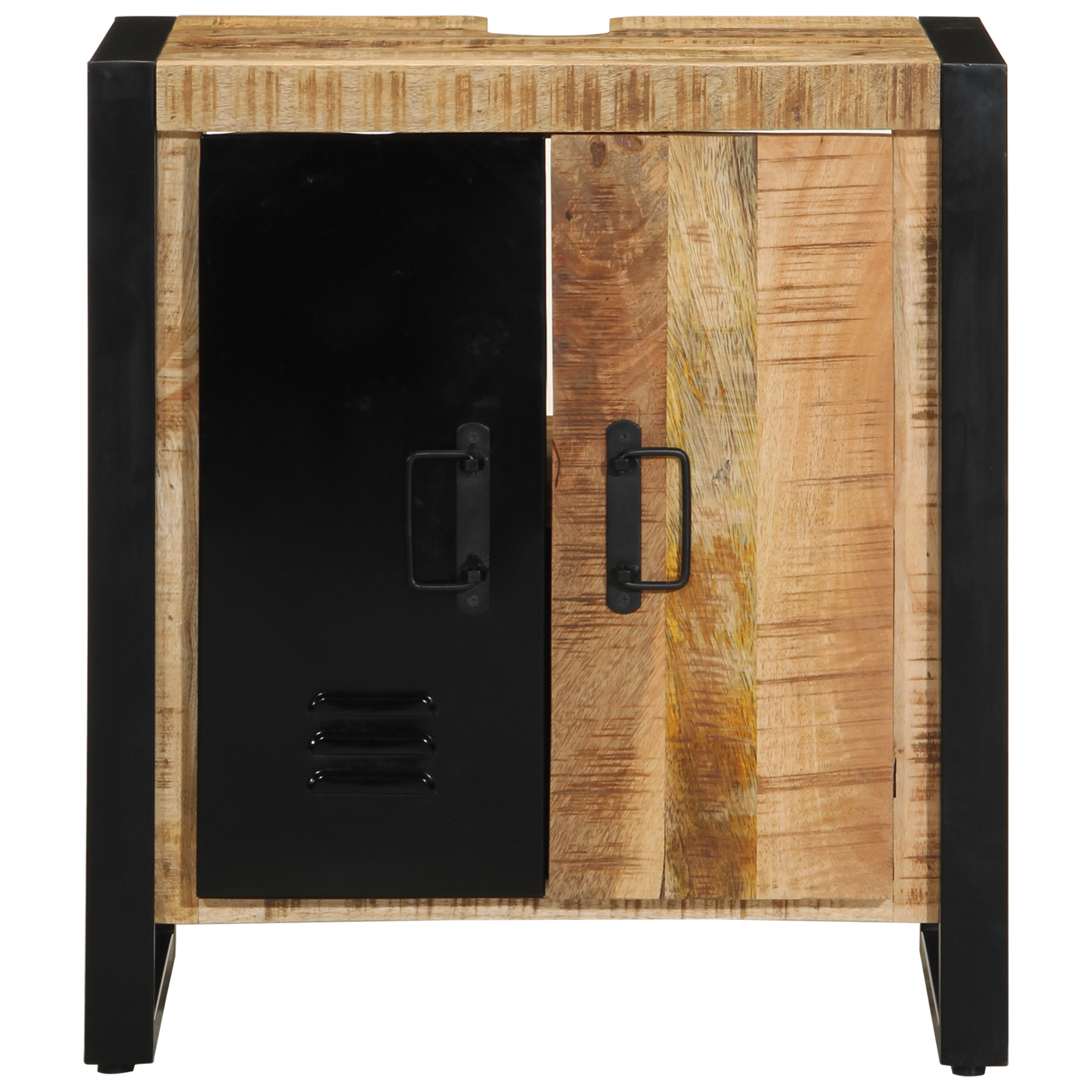 Bathroom Cabinet 55x35x60 cm Solid Wood Rough Mango - Image 4