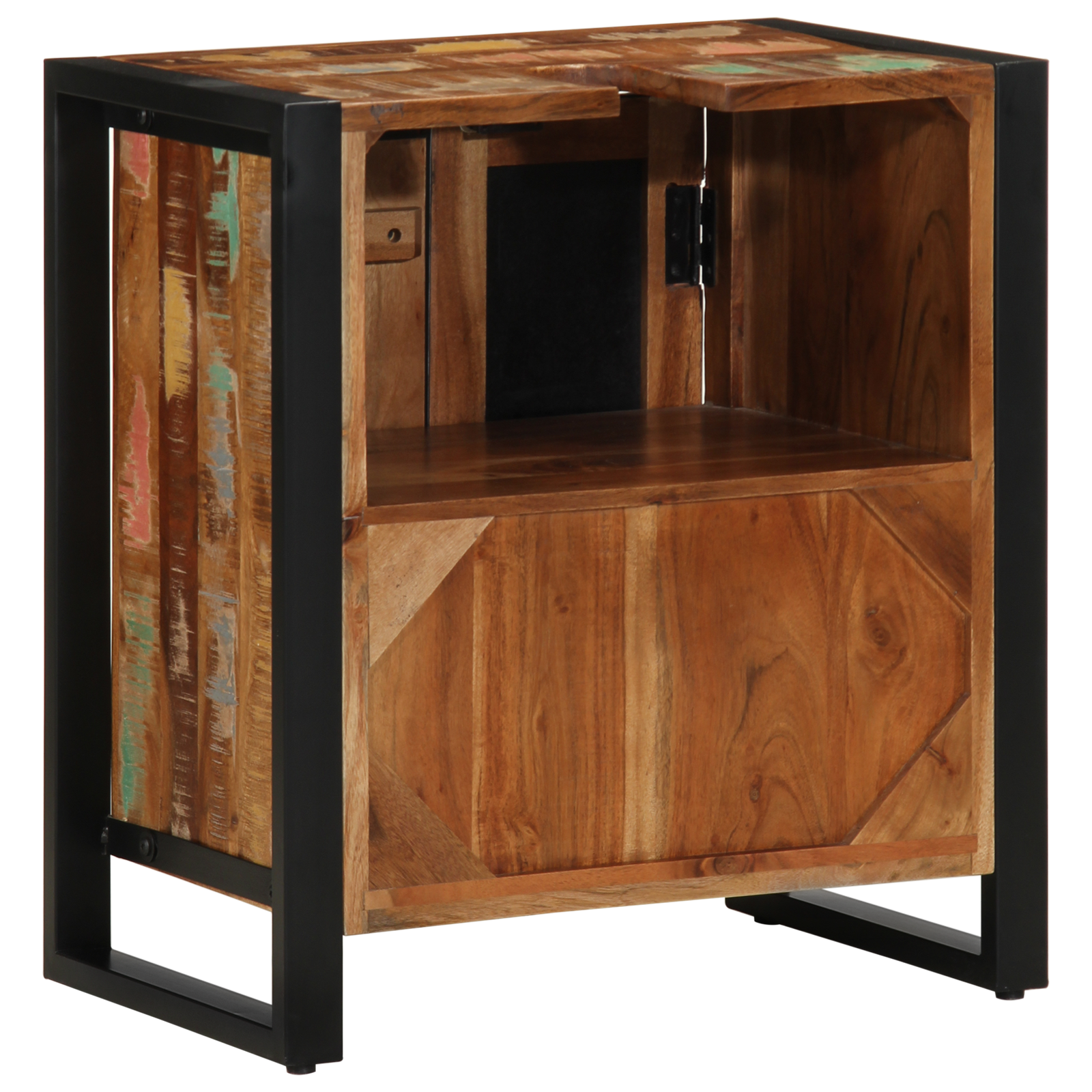 Bathroom Cabinet Multicolour 55x35x60 cm Solid Wood Reclaimed - Image 6