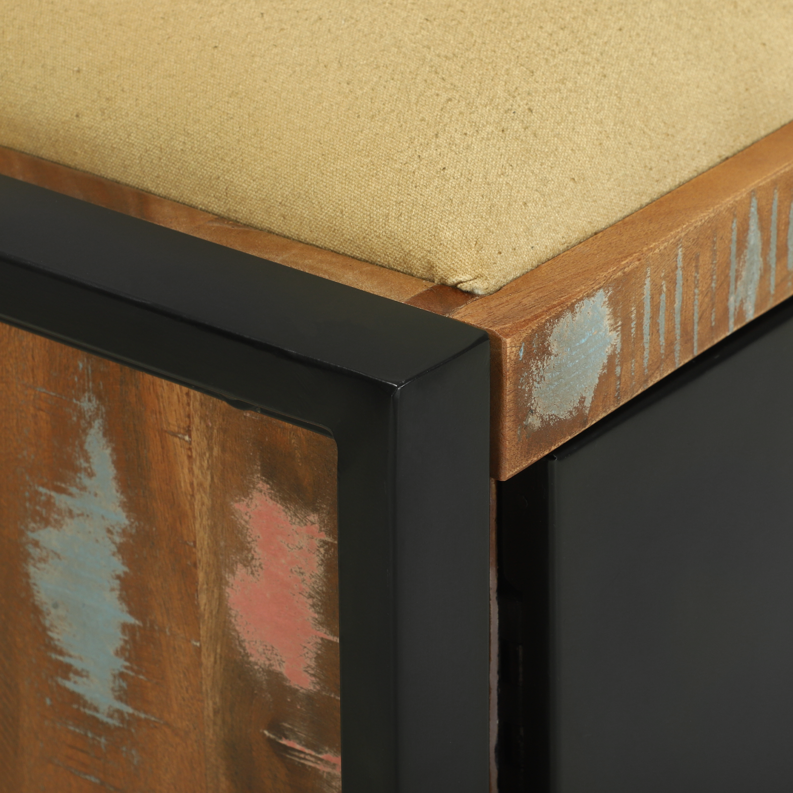 suolo kabinetas daugiaspalvis 100x35x50 cm tvirtos perdirbtos medienos - Image 9