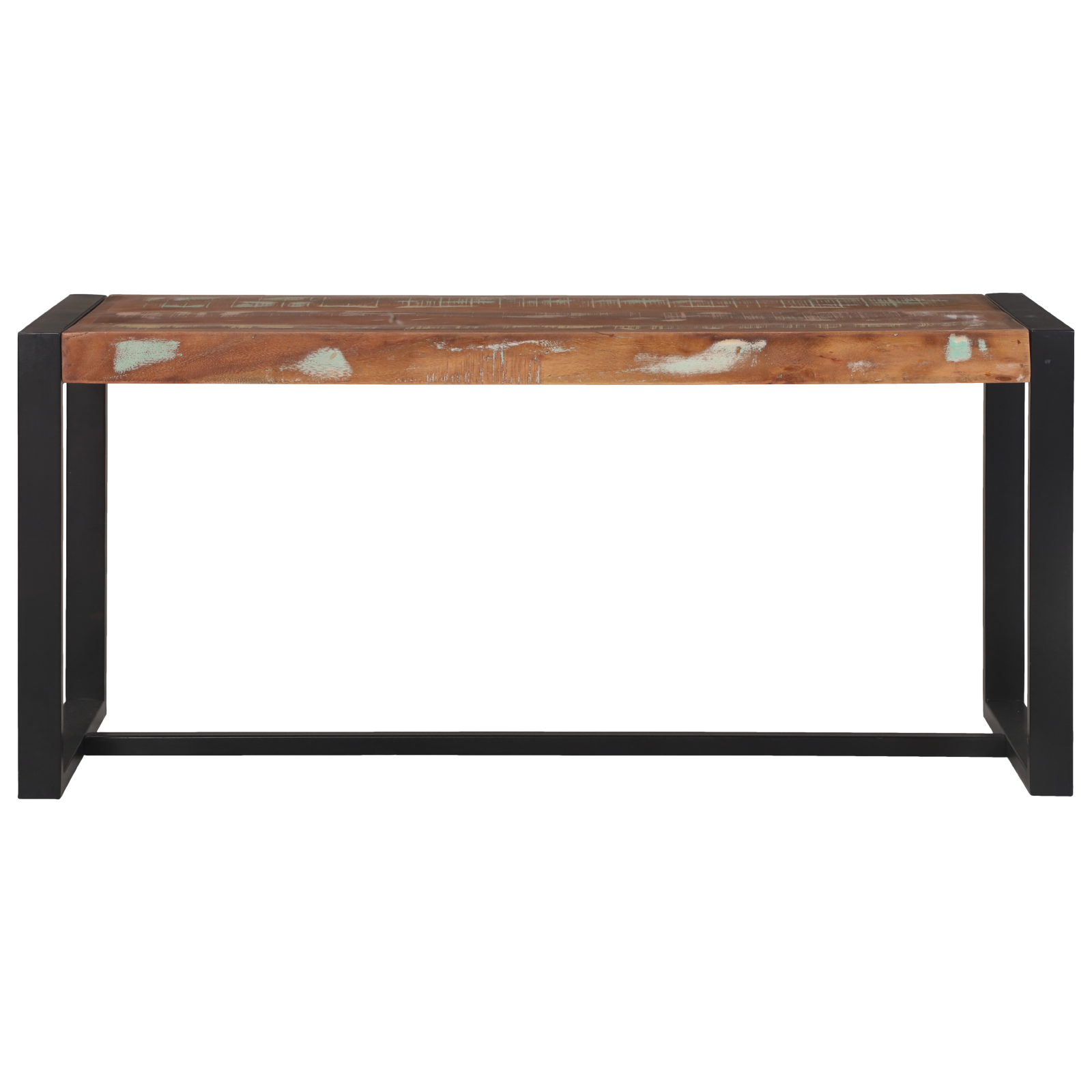 Bench Multicolour 100x35x45 cm Solid Wood Reclaimed - Image 4