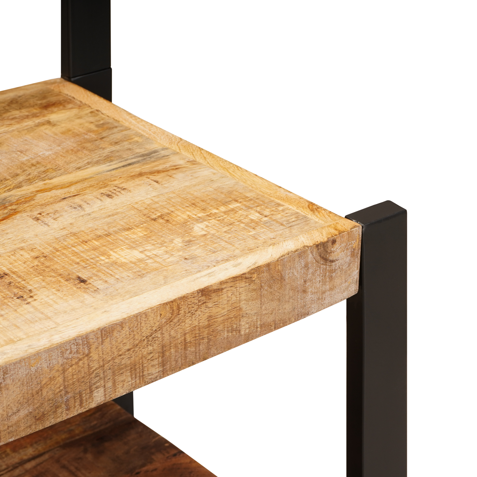 Valet Stand 40x40x90 cm Solid Rough Wood Mango - Image 8