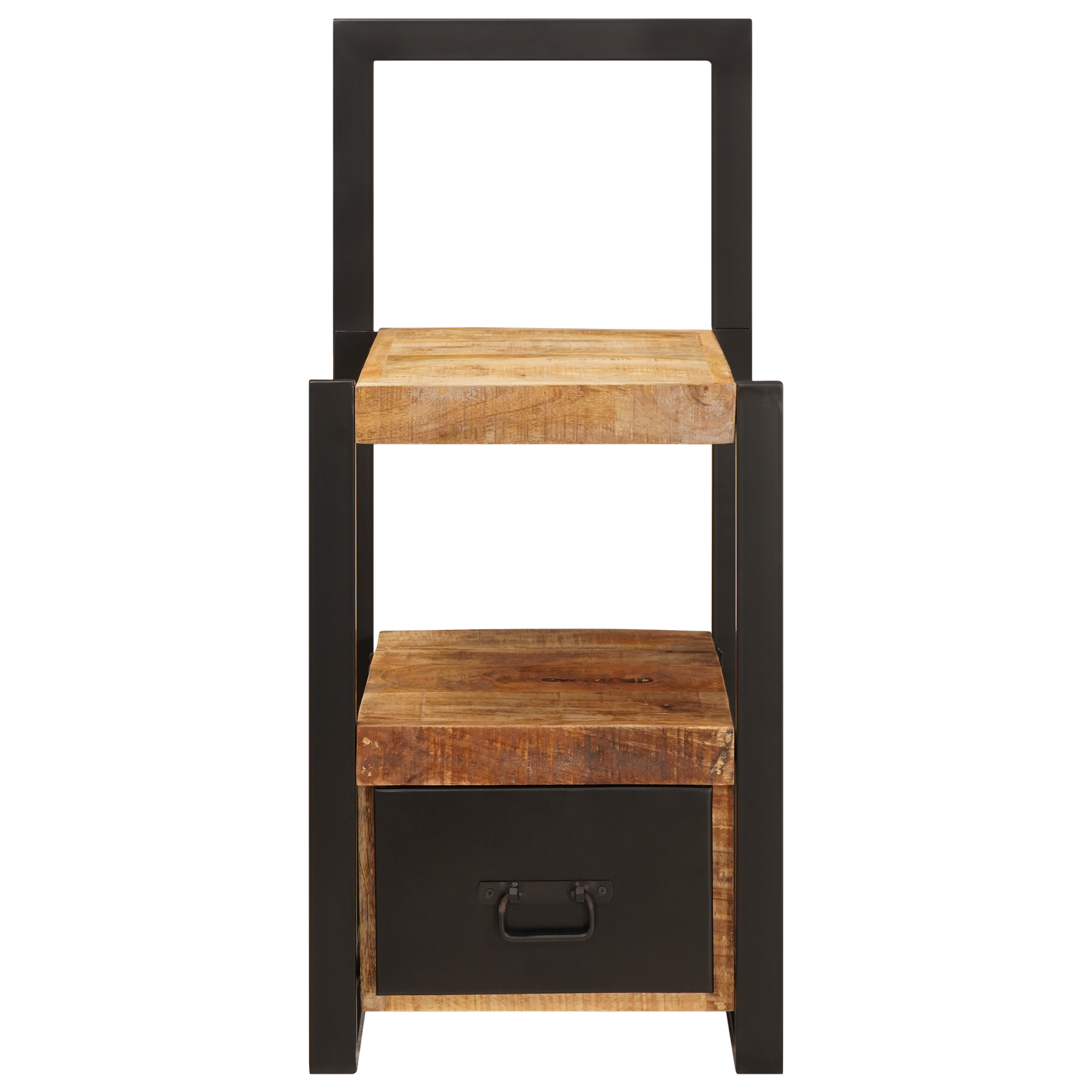 Valet Stand 40x40x90 cm Solid Rough Wood Mango - Image 5