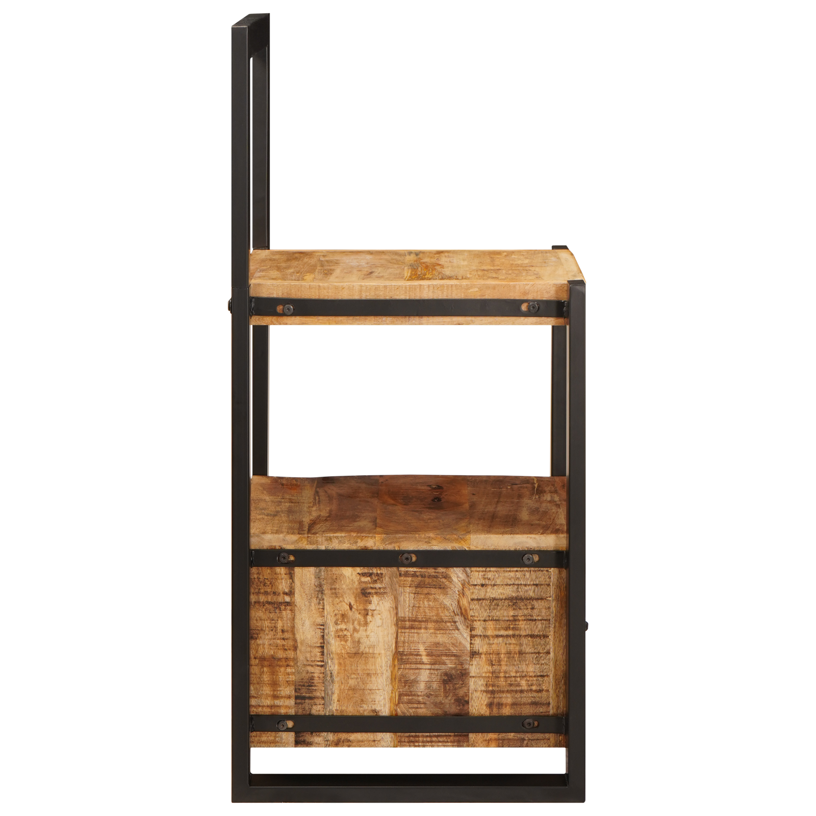 Valet Stand 40x40x90 cm Solid Rough Wood Mango - Image 6