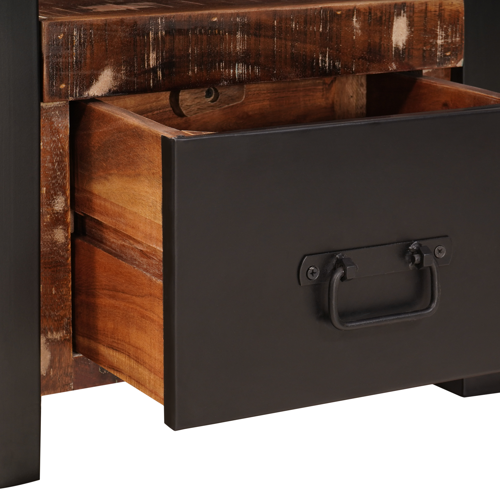 Valet Stand Multicolour 40x40x90 cm Solid Wood Reclaimed - Image 10