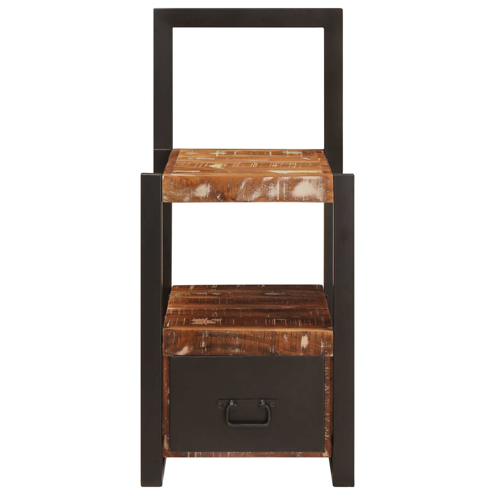 Valet Stand Multicolour 40x40x90 cm Solid Wood Reclaimed - Image 5