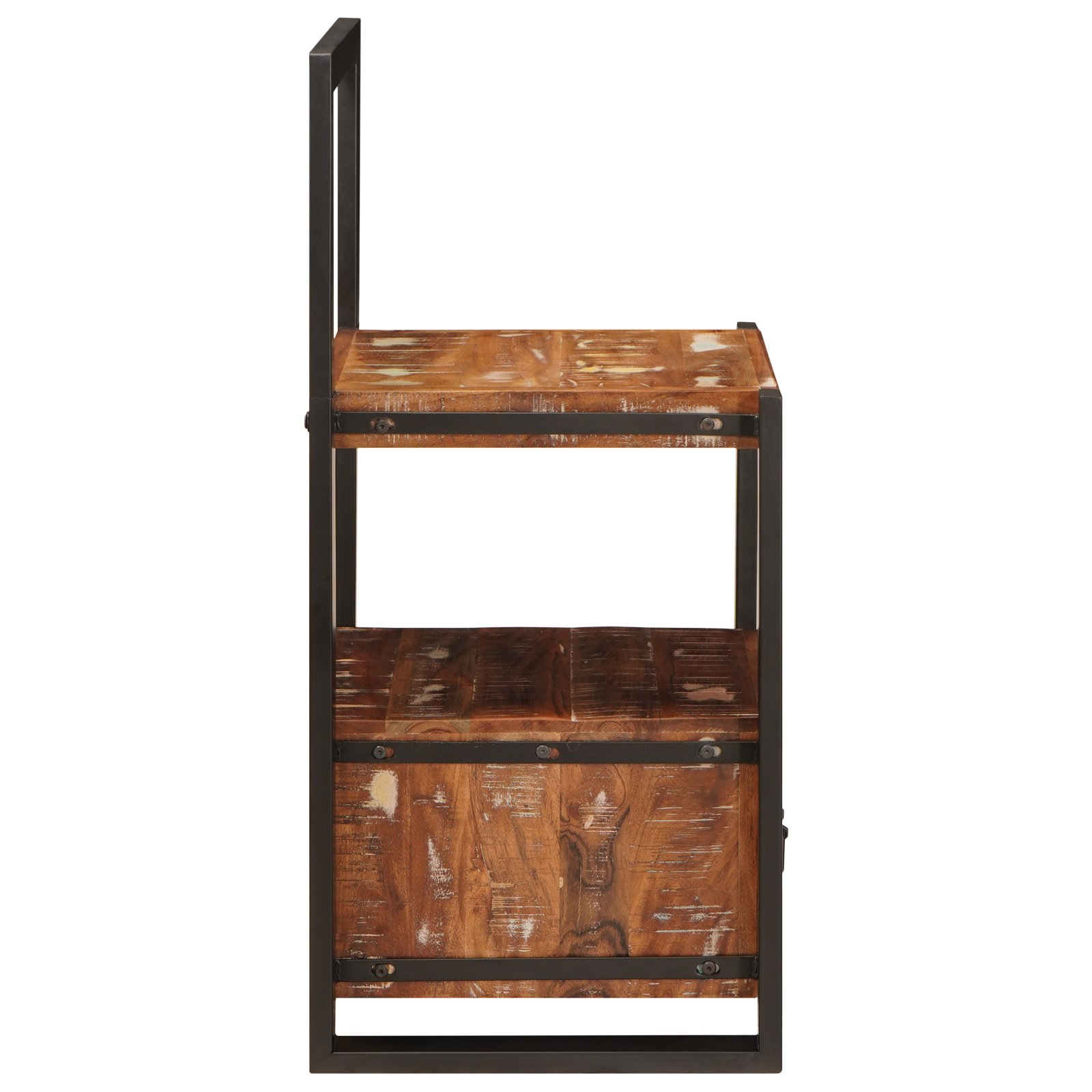 Valet Stand Multicolour 40x40x90 cm Solid Wood Reclaimed - Image 6