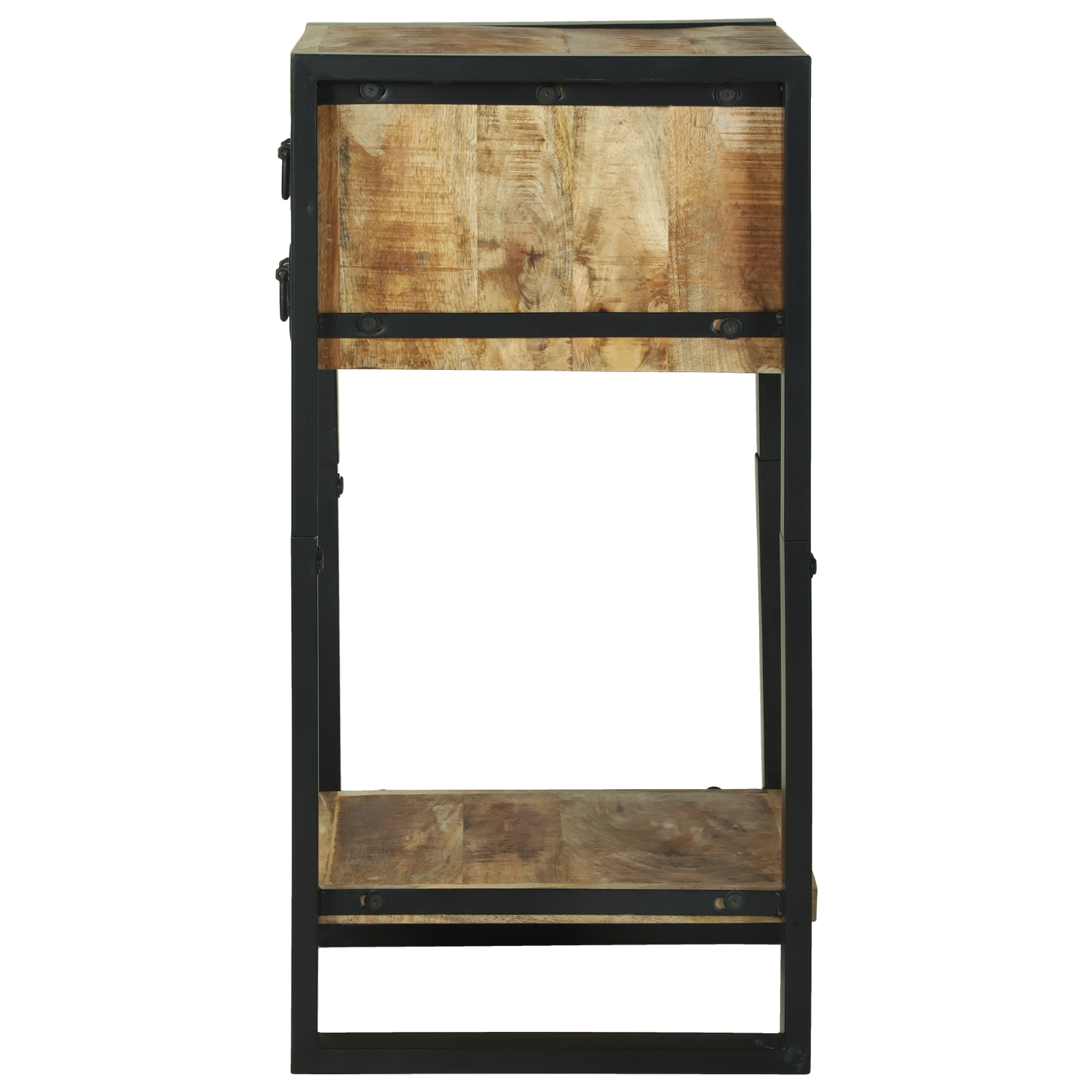 Telephone Stand 40x40x80 cm Solid Rough Wood Mango - Image 6