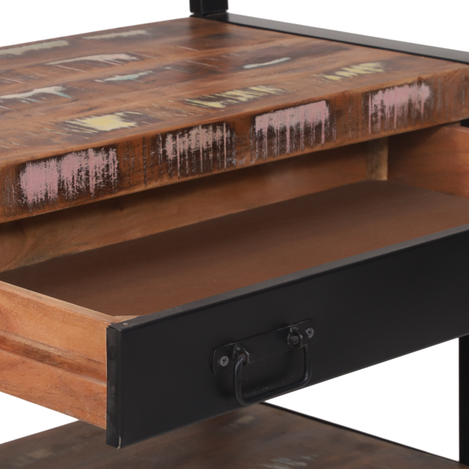 Kitchen Rack Multicolour 80x40x160 cm Solid Wood Reclaimed - Image 9