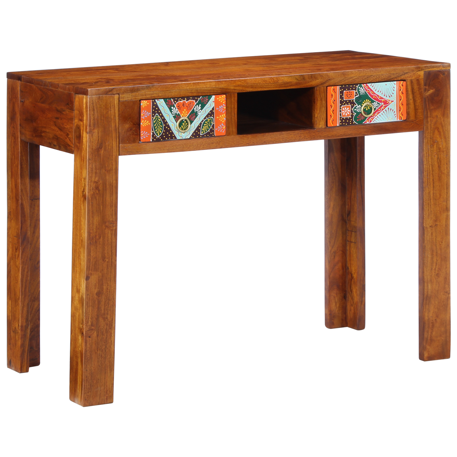 Desk 100x50x75 cm Solid Wood Acacia - Image 2