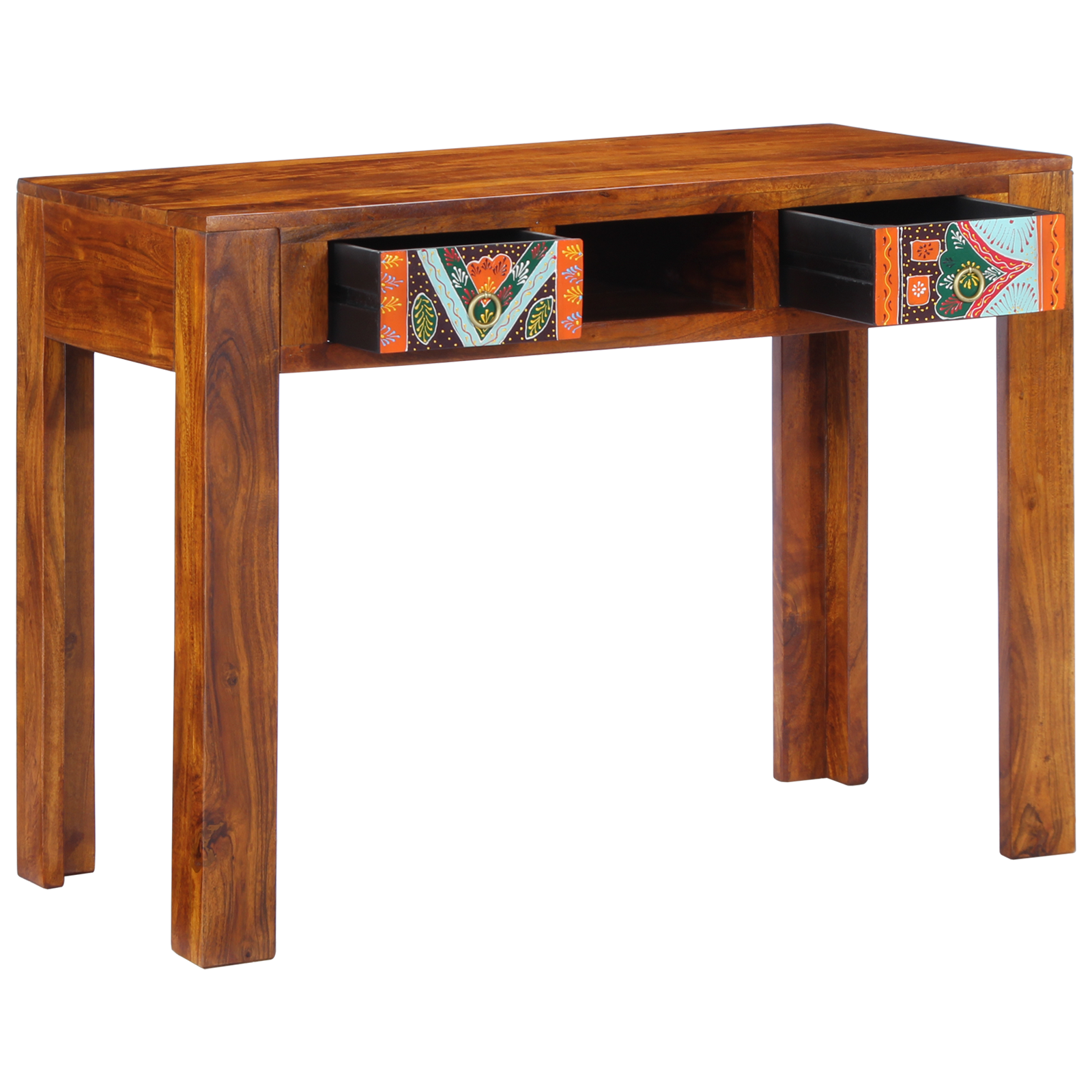 Desk 100x50x75 cm Solid Wood Acacia - Image 3