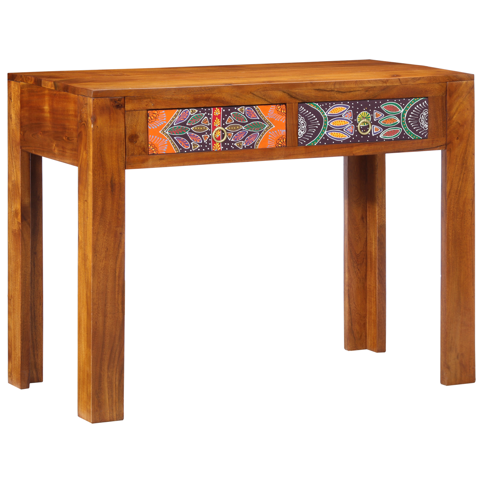 Desks Brown Solid Sheesham wood Regular Rectangular Rustic