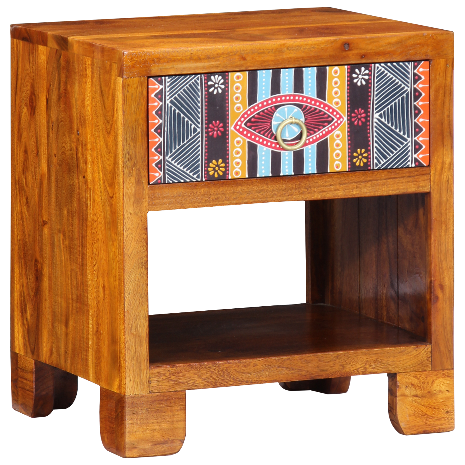 Side Cabinet 40x35x45 cm Solid Wood Acacia - Image 2