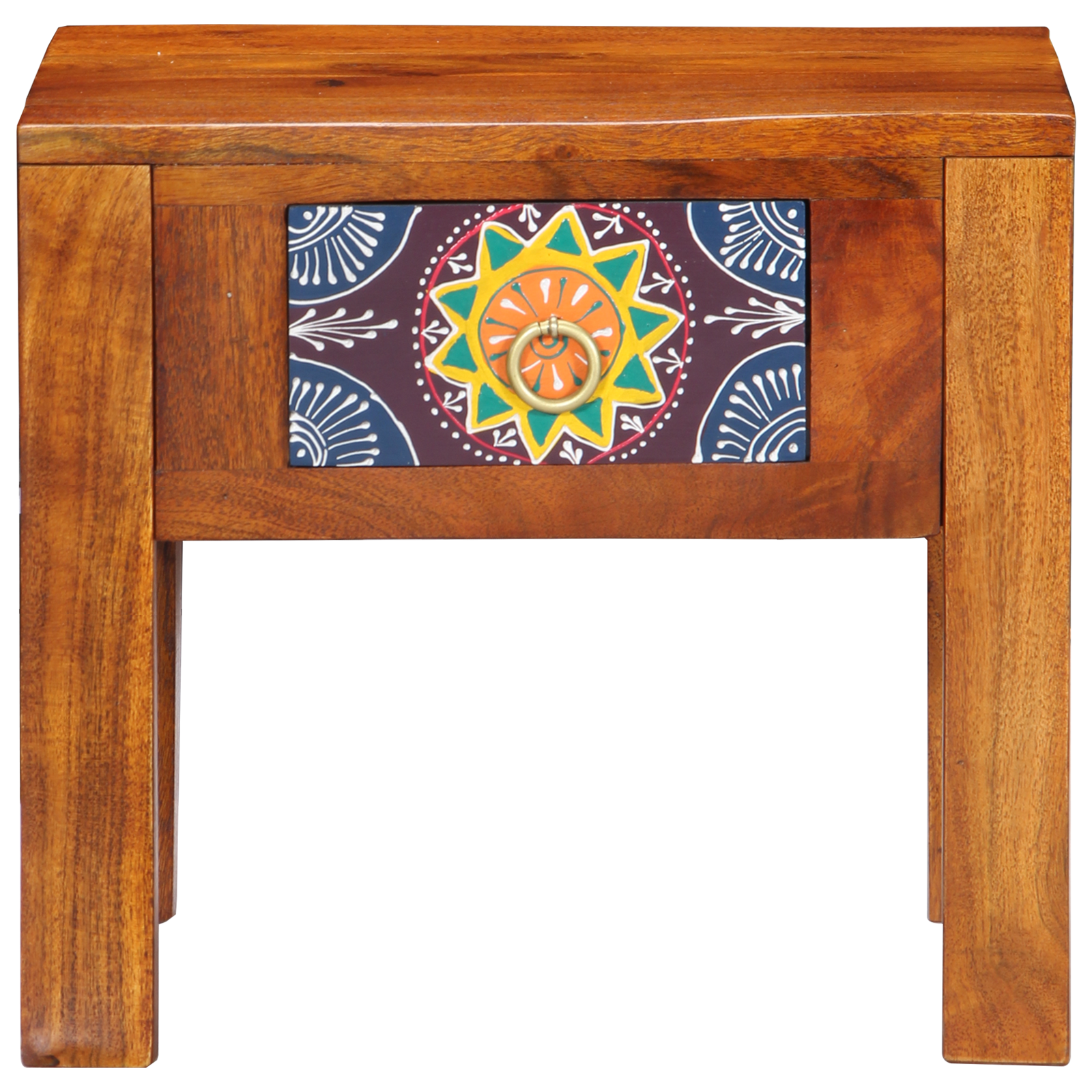 Side Table 40x30x36 cm Solid Wood Acacia - Image 4