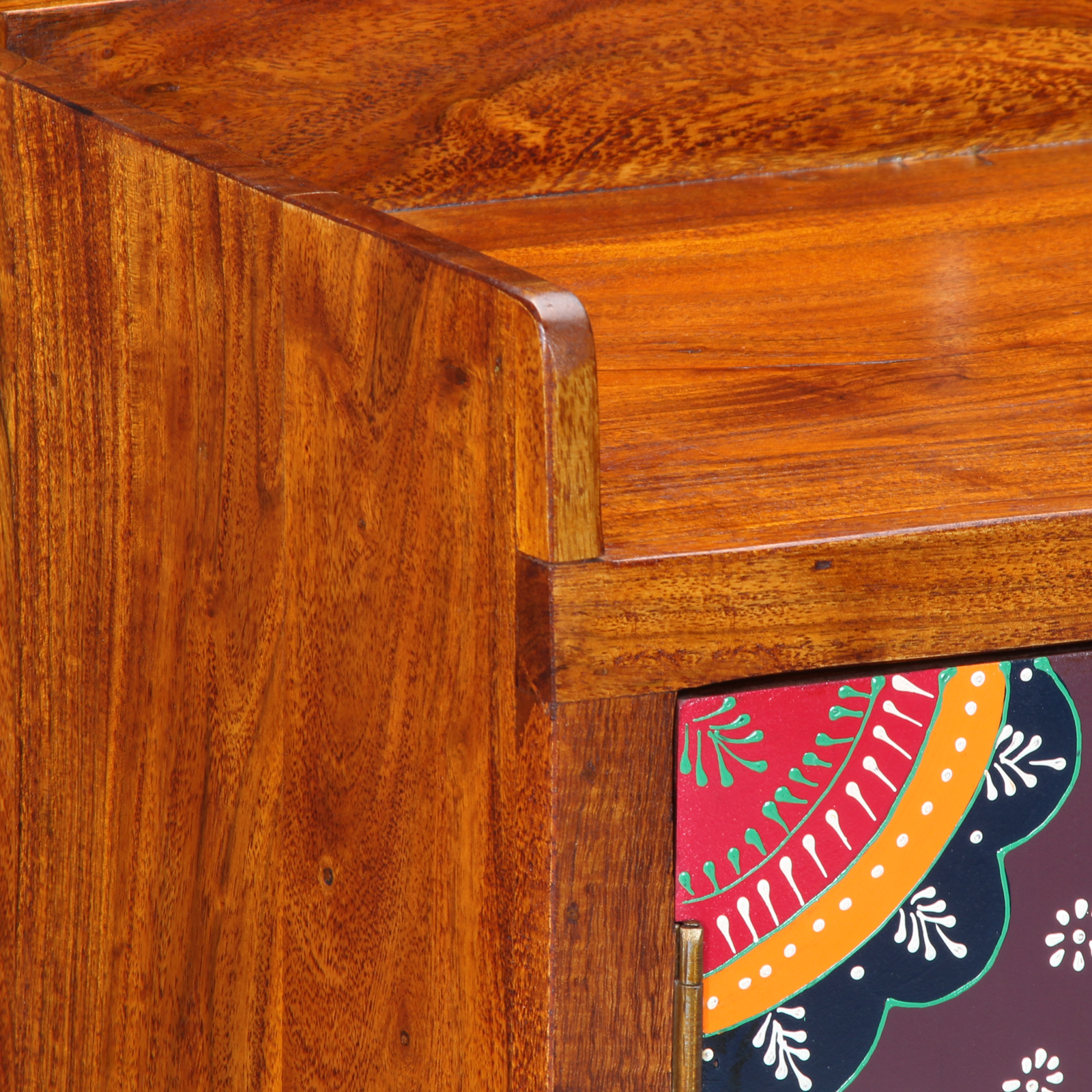 Shoe Cabinet 55x35x75 cm Solid Wood Acacia - Image 8