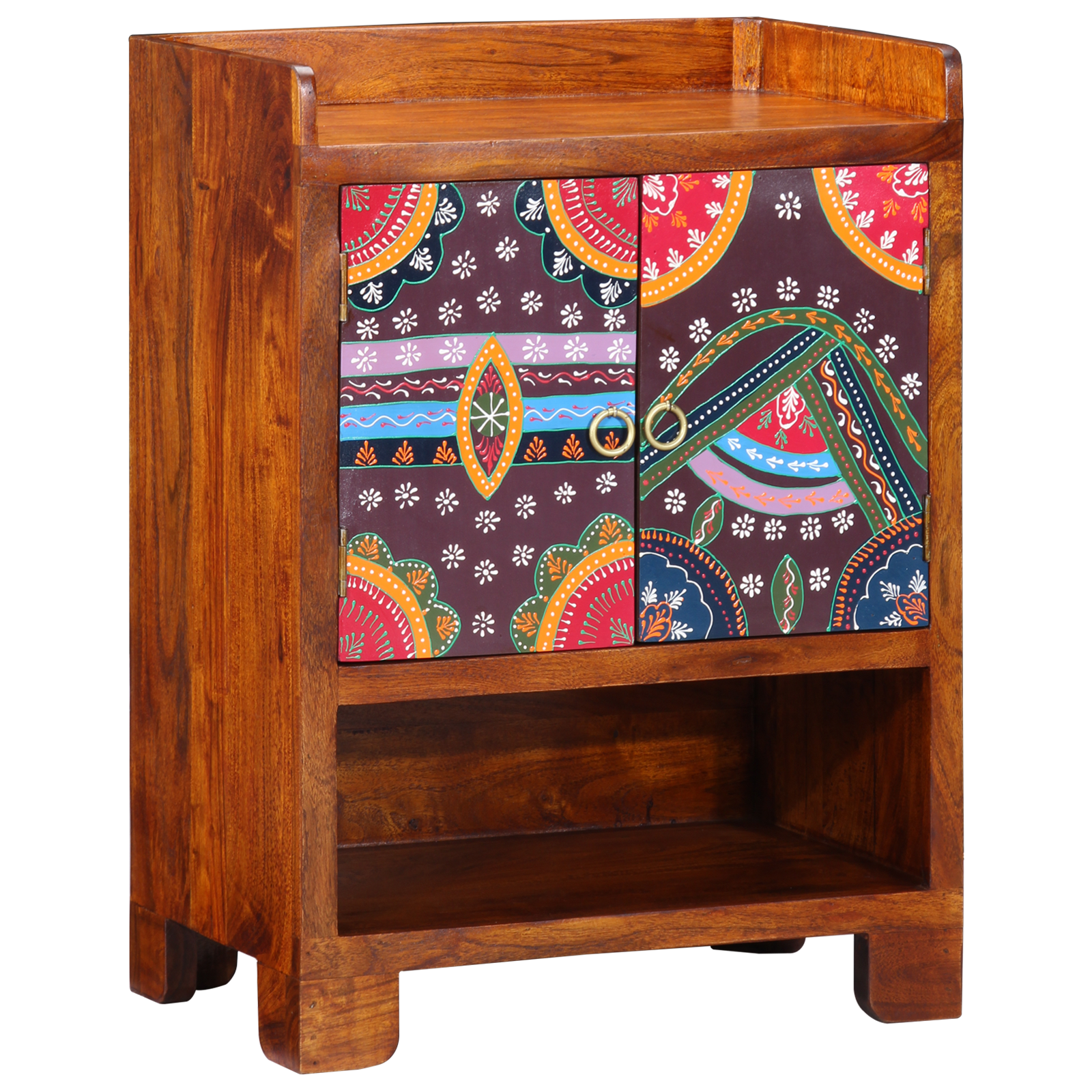 Schoenenkast 55x35x75 cm Massief Acaciahout