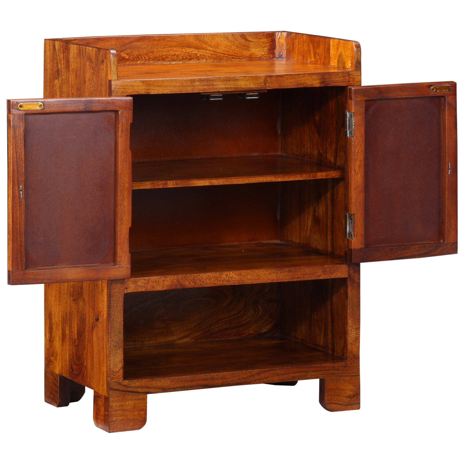 Shoe Cabinet 55x35x75 cm Solid Wood Acacia - Image 3