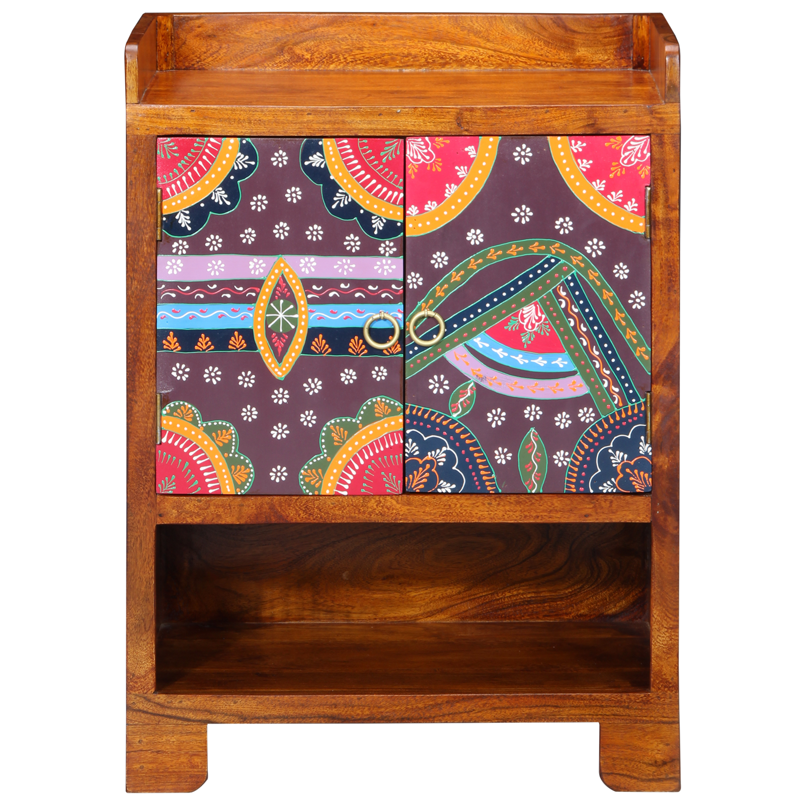 Shoe Cabinet 55x35x75 cm Solid Wood Acacia - Image 4