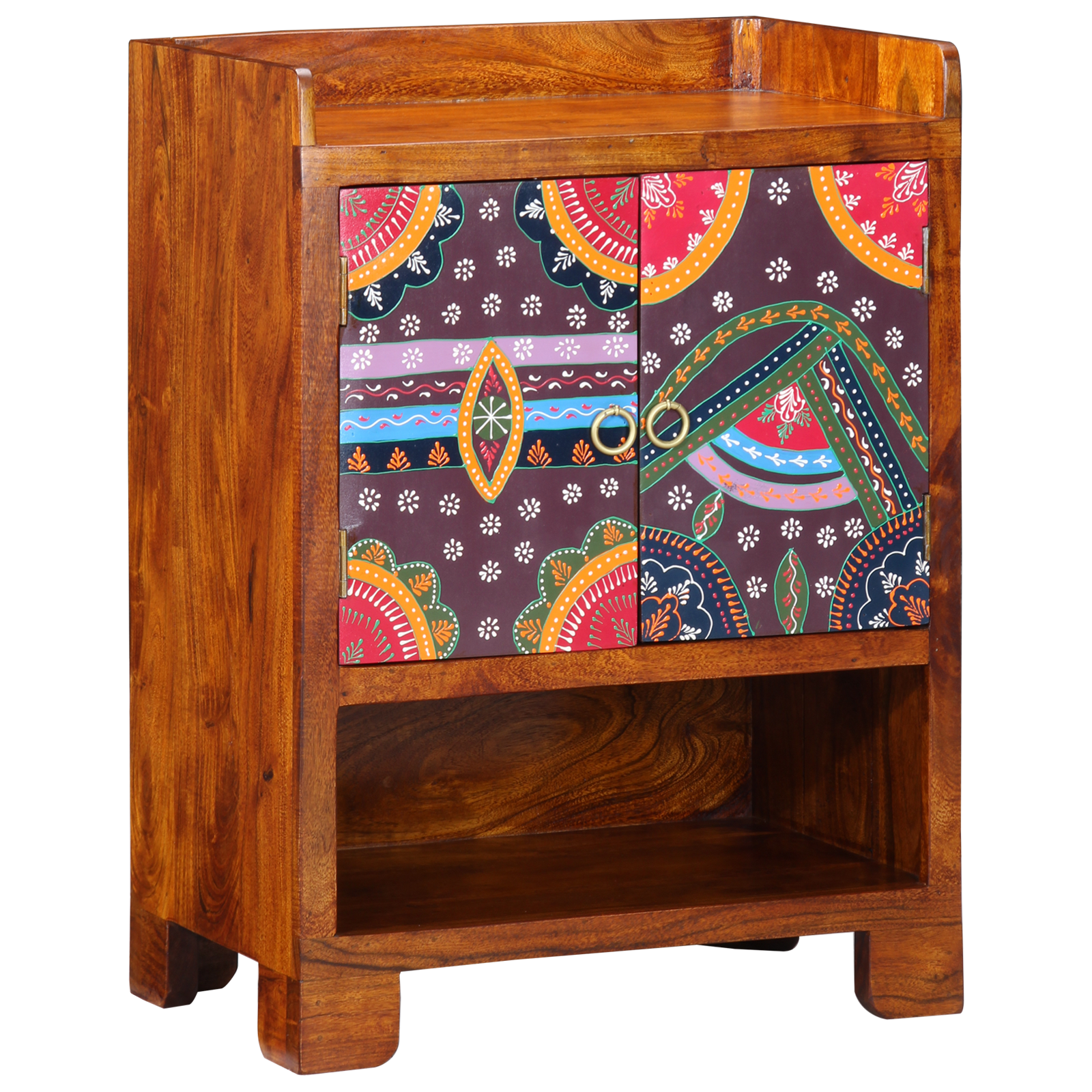 Shoe Cabinet 55x35x75 cm Solid Wood Acacia - Image 7