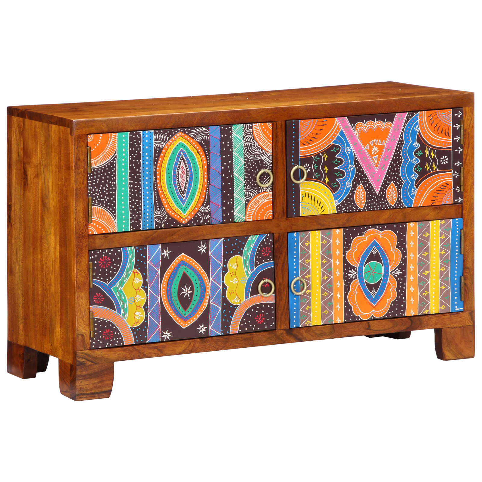 Shoe Cabinet 90x35x55 cm Solid Wood Acacia - Image 7