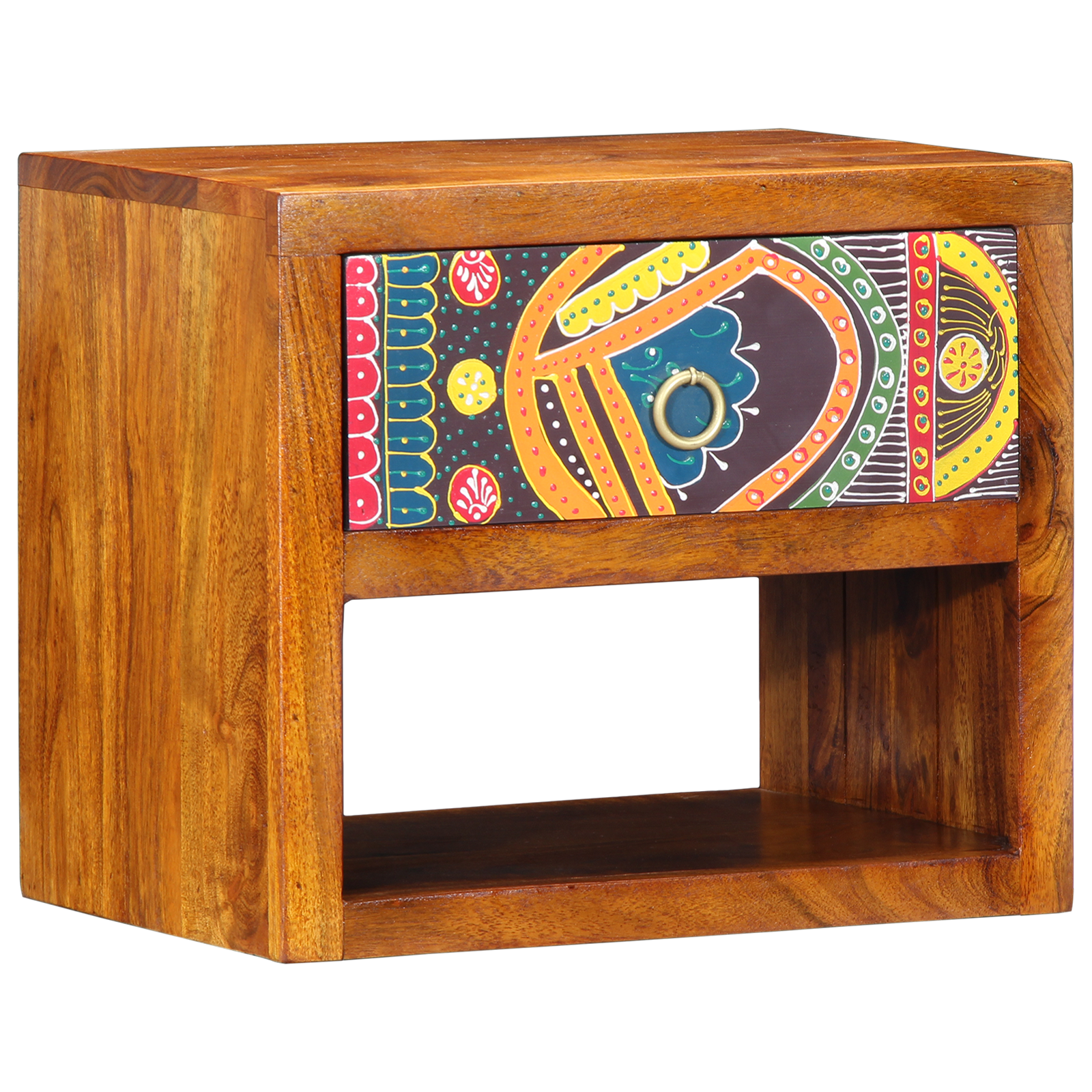 Bedside Cabinet 40x35x35 cm Solid Wood Acacia - Image 2