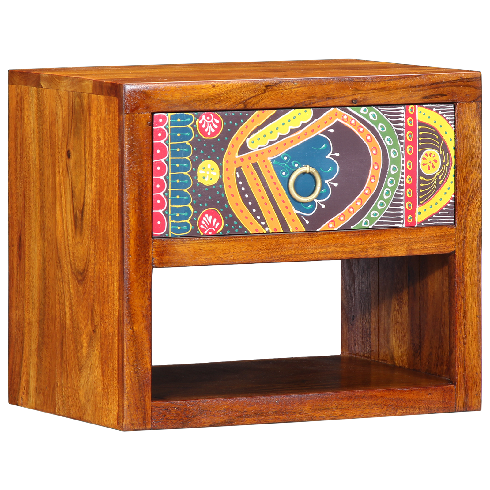 Bedside Cabinet 40x35x35 cm Solid Wood Acacia - Image 3