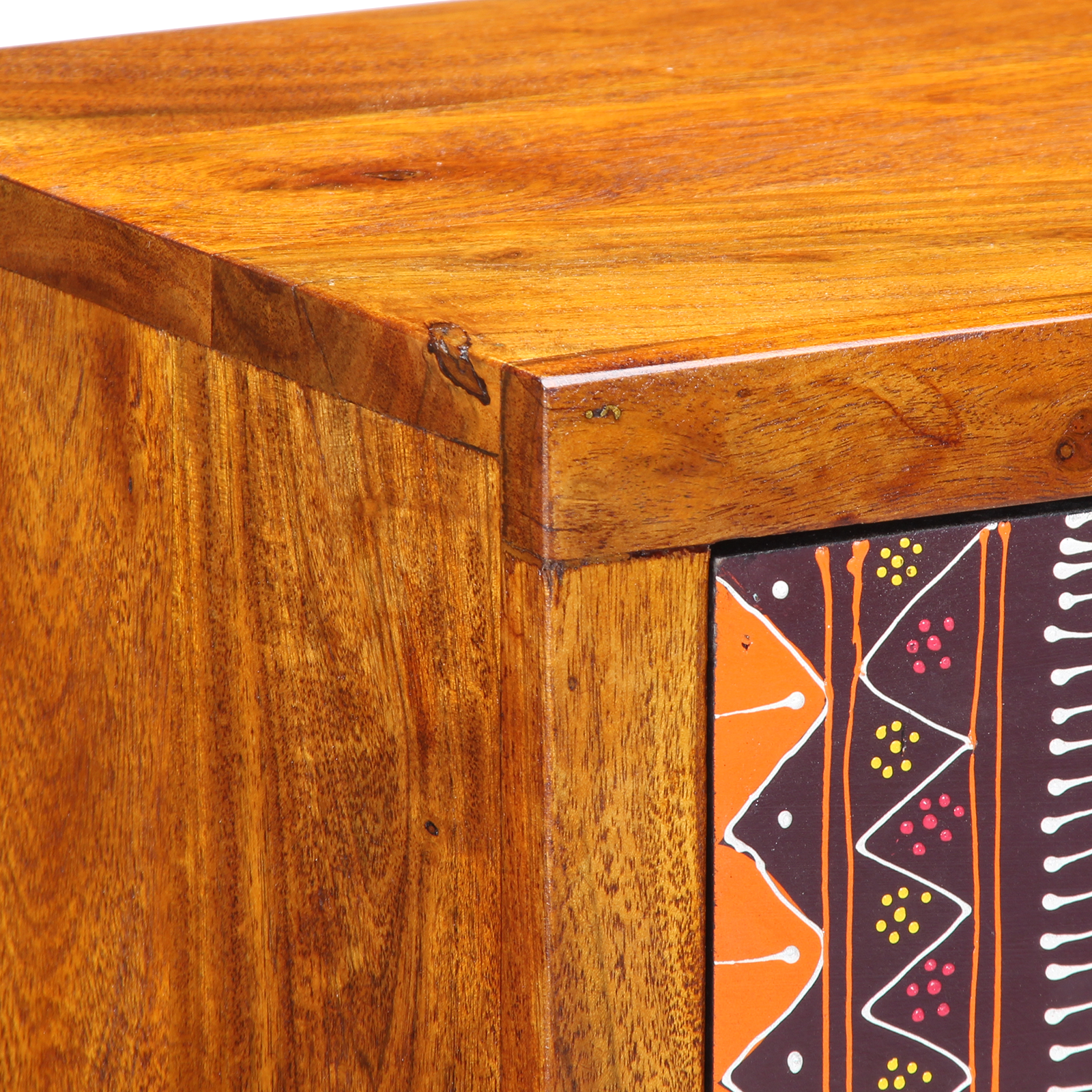 Bedside Cabinets 2 pcs 35x30x22 cm Solid Wood Acacia - Image 9