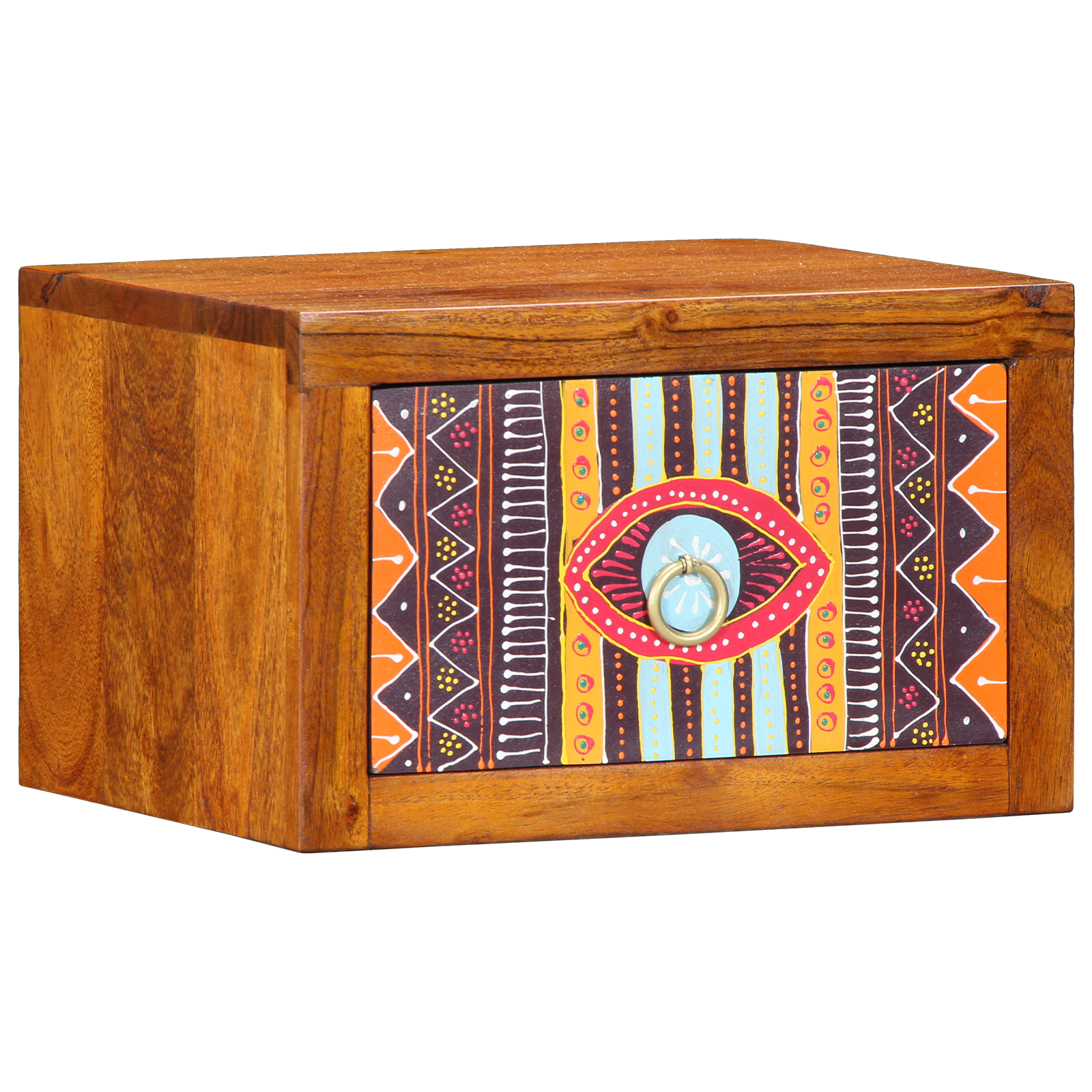 Bedside Cabinets 2 pcs 35x30x22 cm Solid Wood Acacia - Image 2