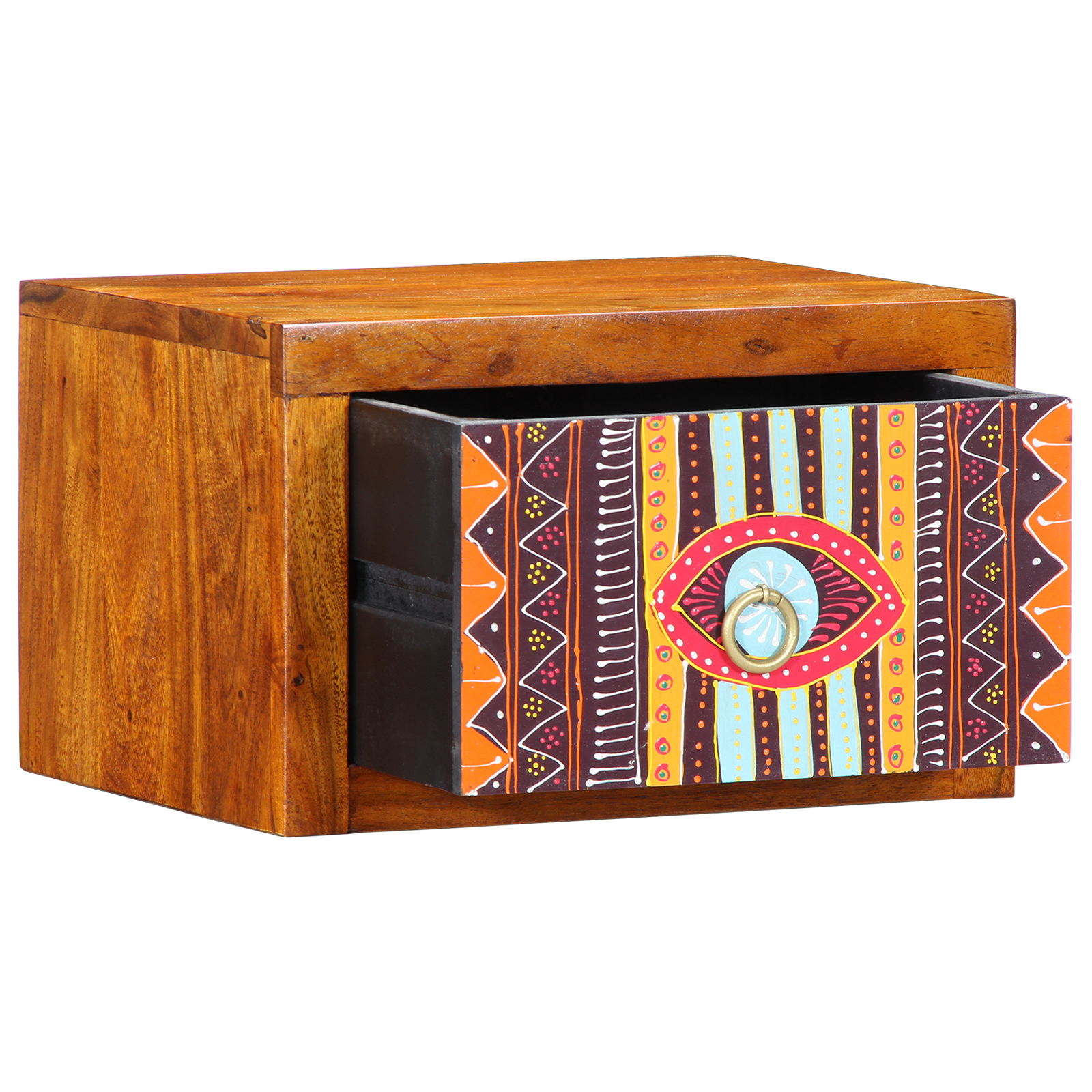 Bedside Cabinets 2 pcs 35x30x22 cm Solid Wood Acacia - Image 4