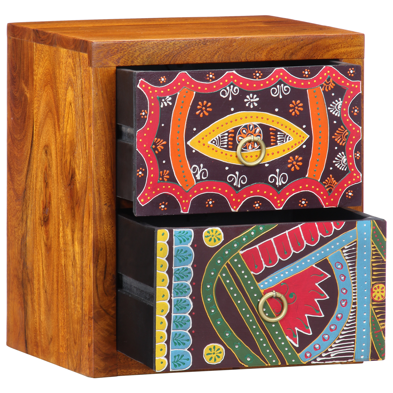 Bedside Cabinets 2 pcs 35x30x40 cm Solid Wood Acacia - Image 4