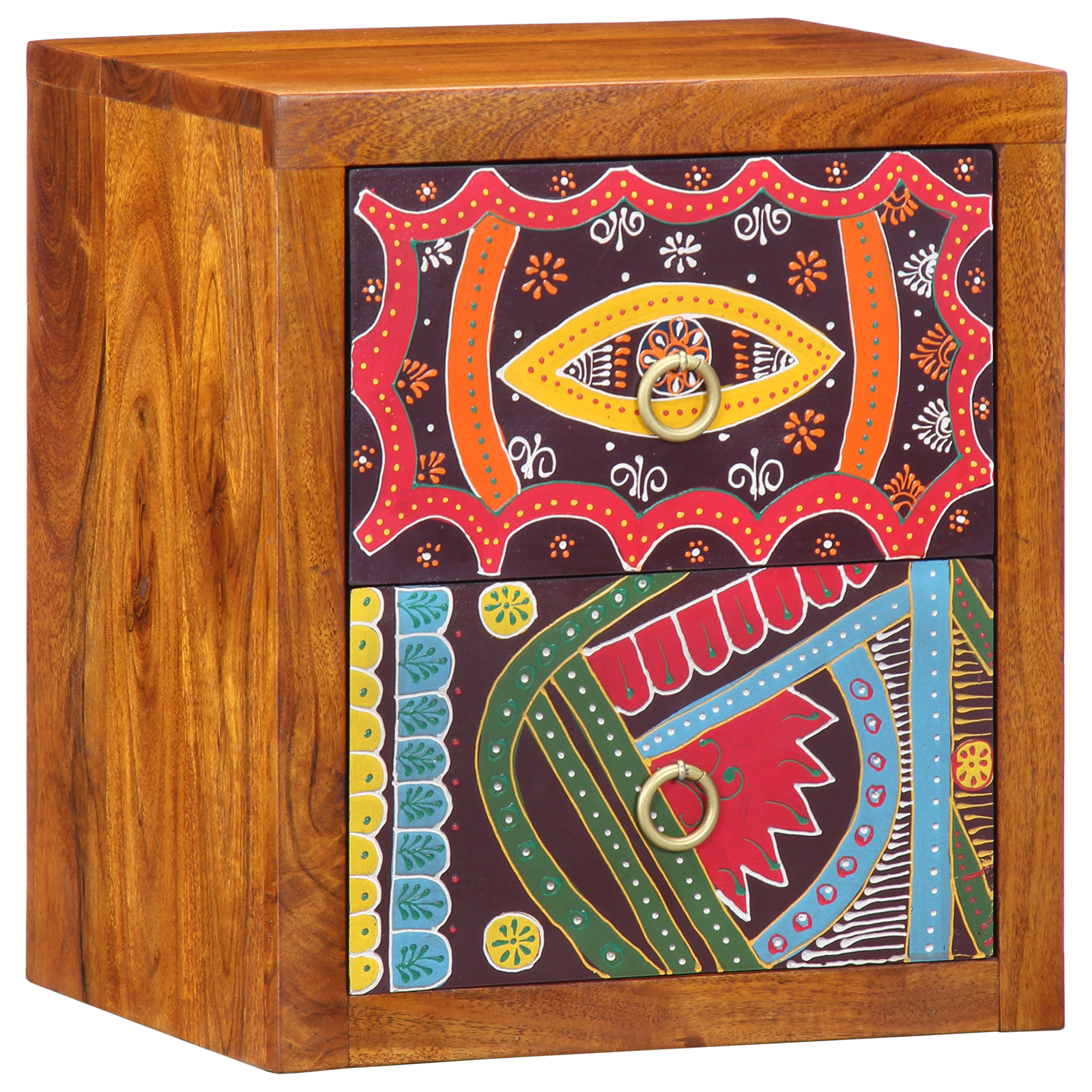 Bedside Cabinets 2 pcs 35x30x40 cm Solid Wood Acacia - Image 5