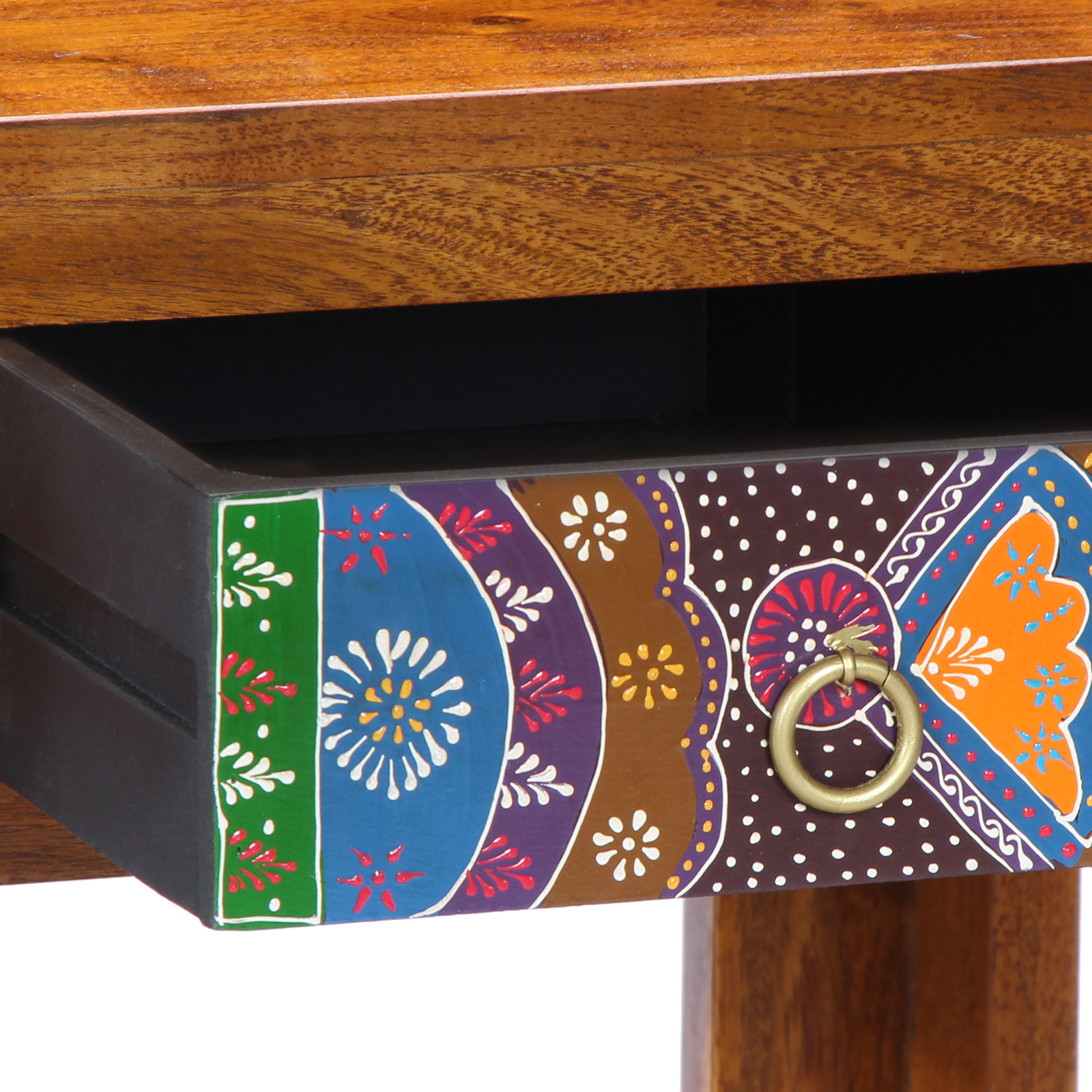 Bedroom Dressing Tables Brown Solid Sheesham wood - Image 8