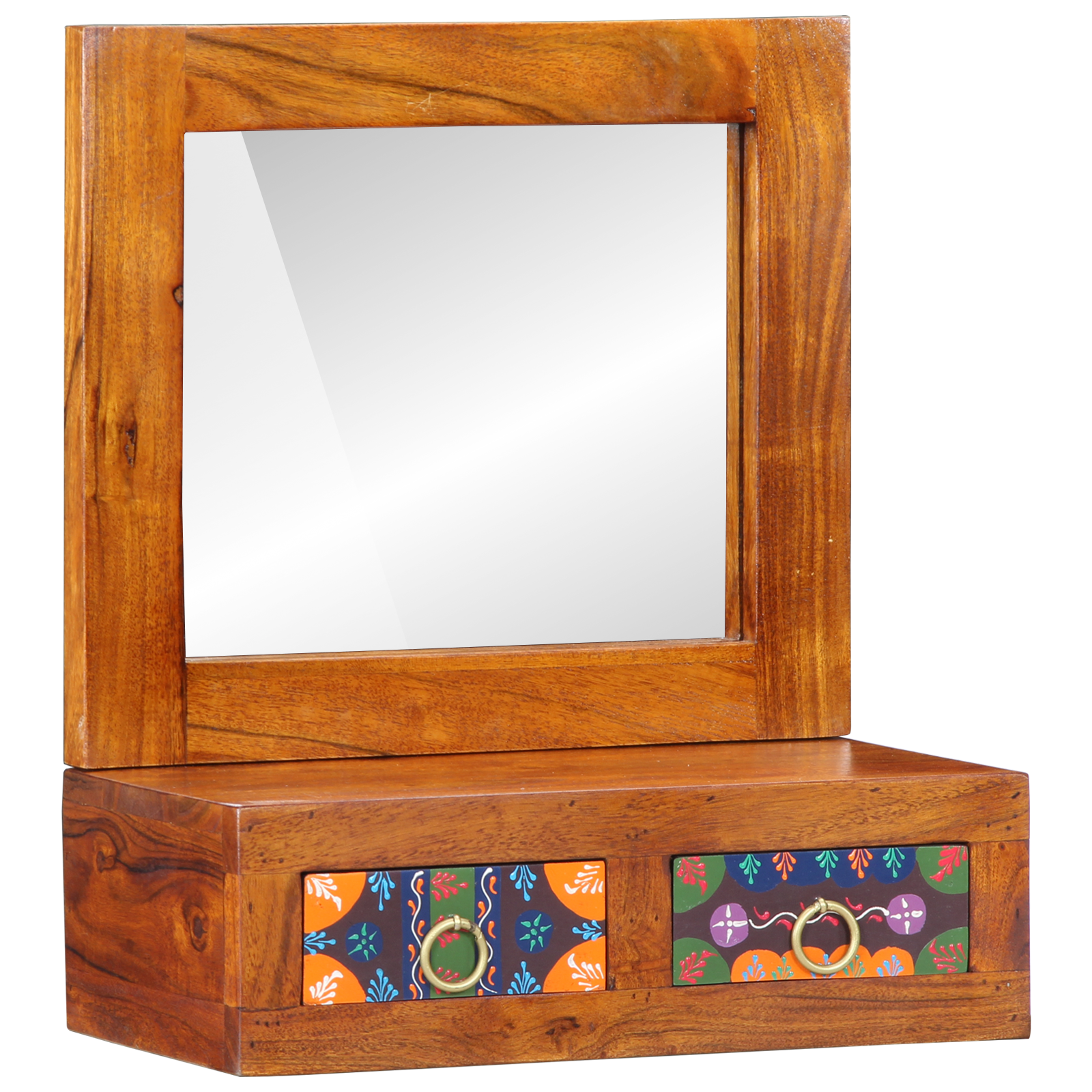 Wall Cabinet  40x20x50 cm Solid Wood Acacia - Image 2