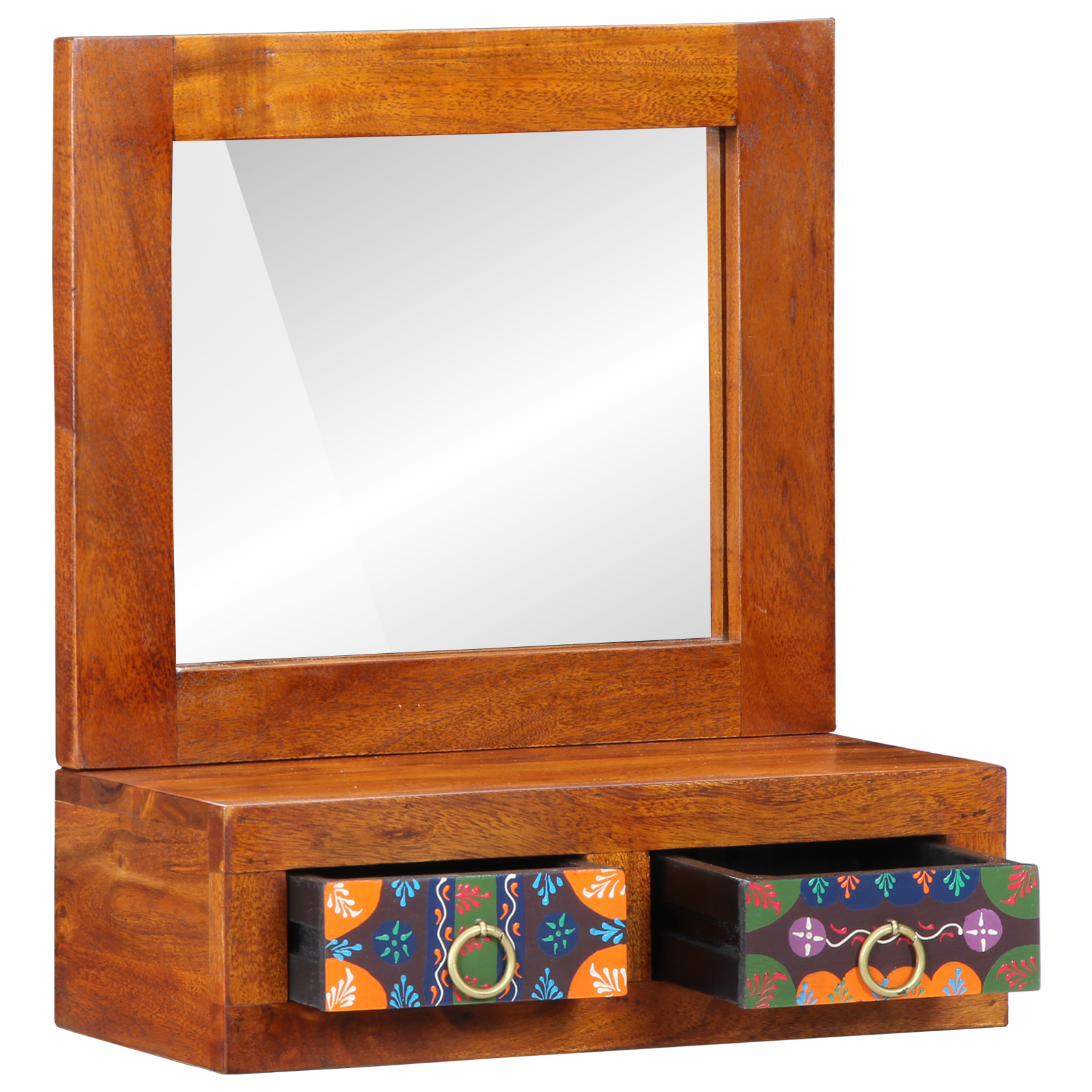 Wall Cabinet  40x20x50 cm Solid Wood Acacia - Image 3