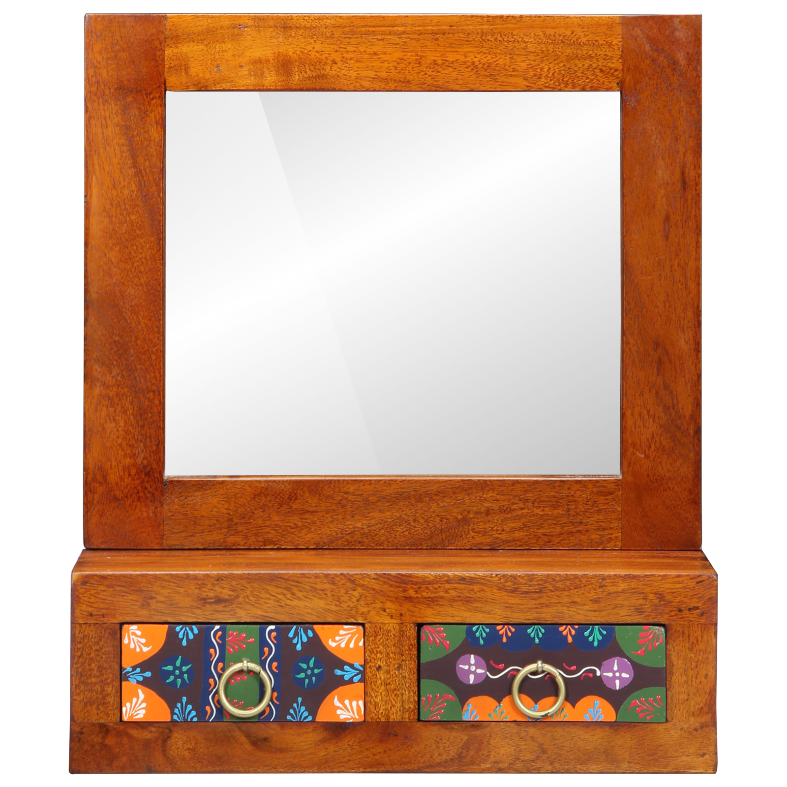 Wall Cabinet  40x20x50 cm Solid Wood Acacia - Image 4