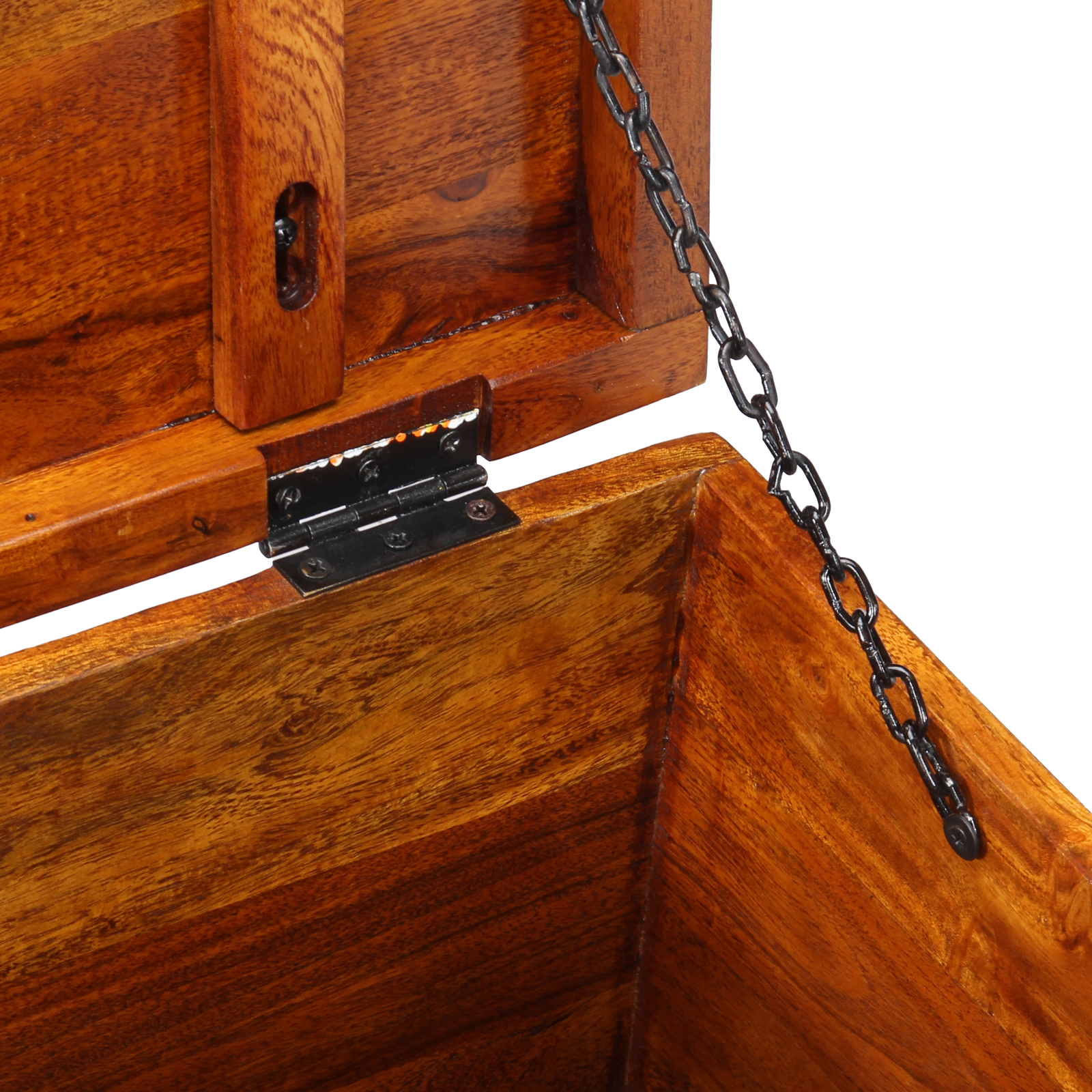 Storage Box Honey Brown 50x30x40 cm Solid Wood Acacia - Image 10