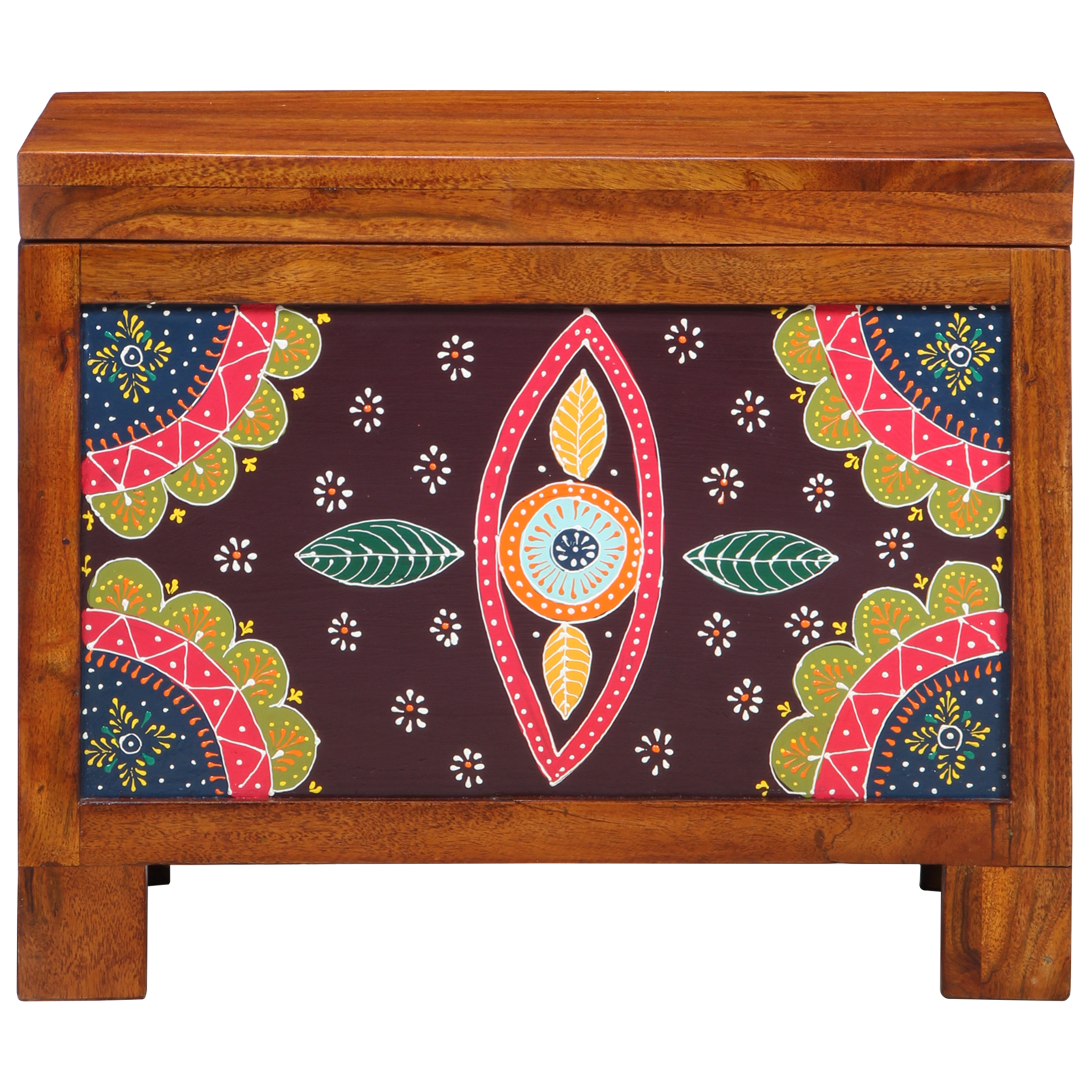 Storage Box Honey Brown 50x30x40 cm Solid Wood Acacia - Image 4