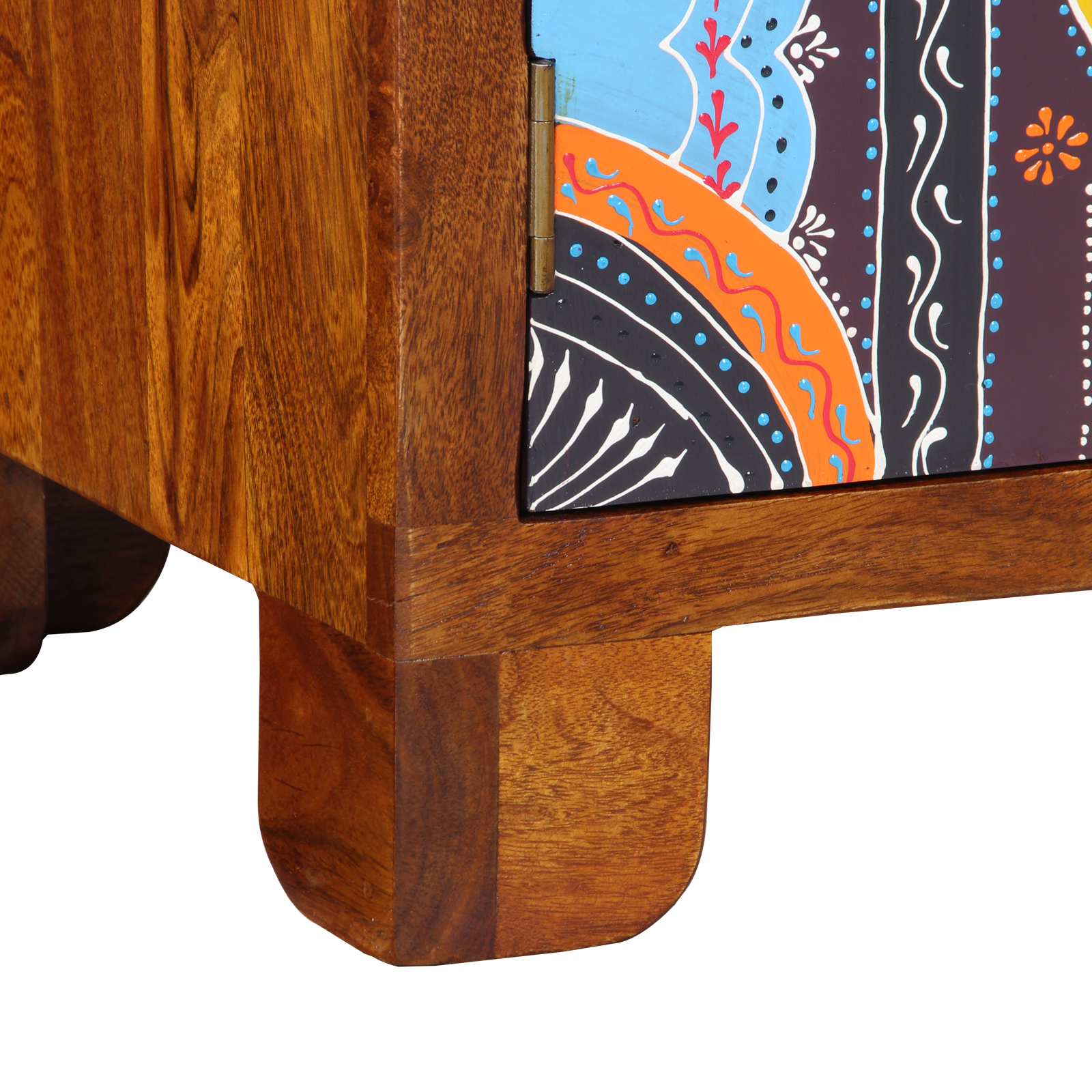 Storage & Entryway Benches Brown, Multicolour Solid Sheesham wood - Image 9