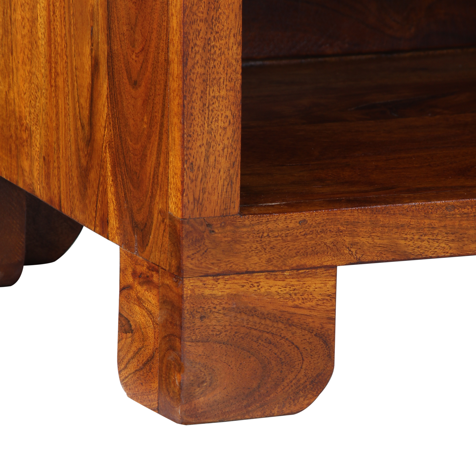 Telephone Stand Honey Brown 40x35x75 cm Solid Wood Acacia - Image 10