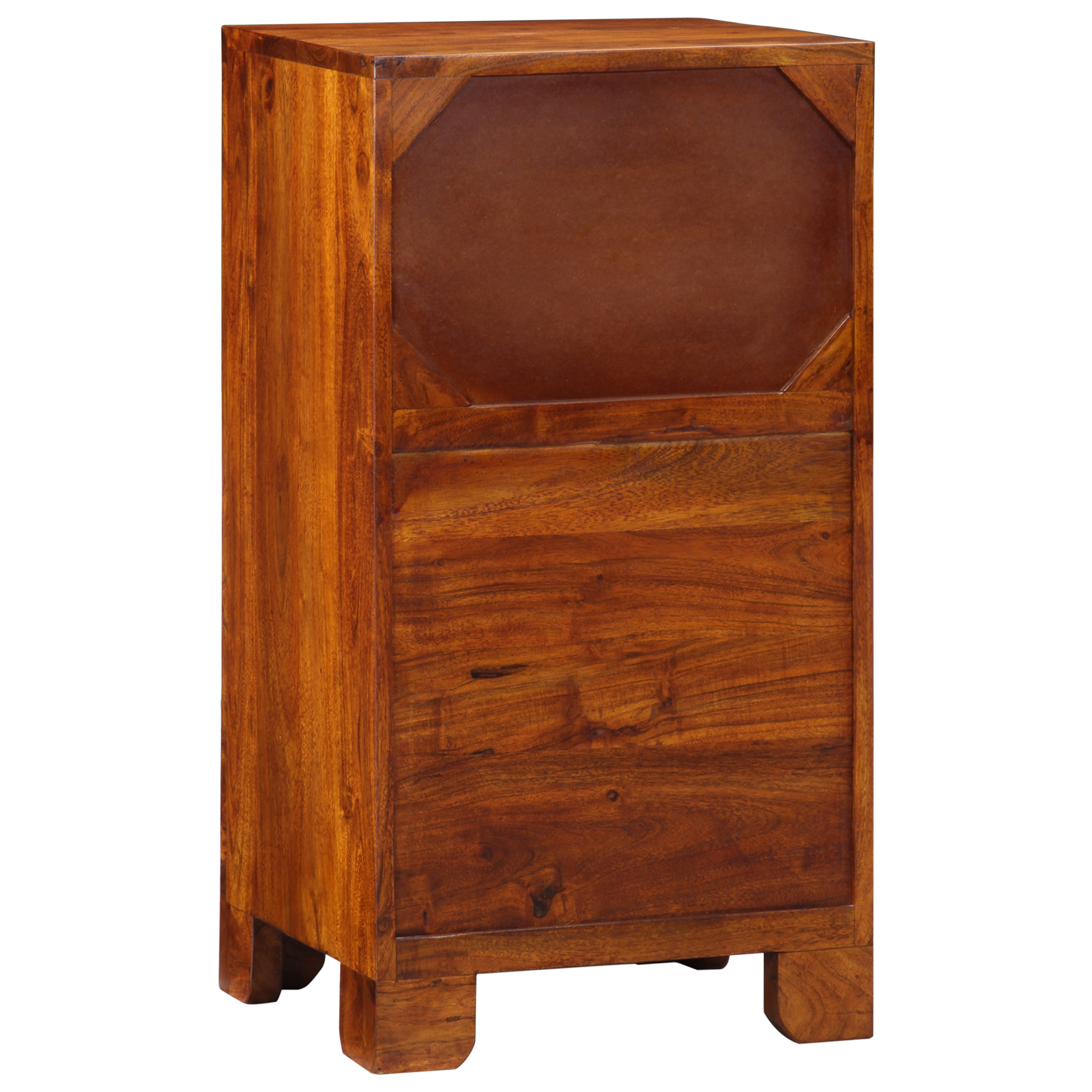 Telephone Stand Honey Brown 40x35x75 cm Solid Wood Acacia - Image 7
