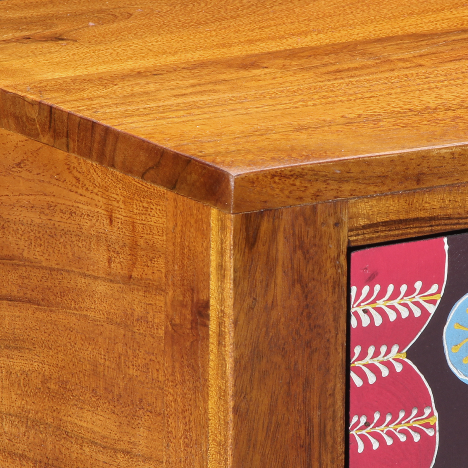 Telephone Stand 35x35x75 cm Solid Wood Acacia - Image 8