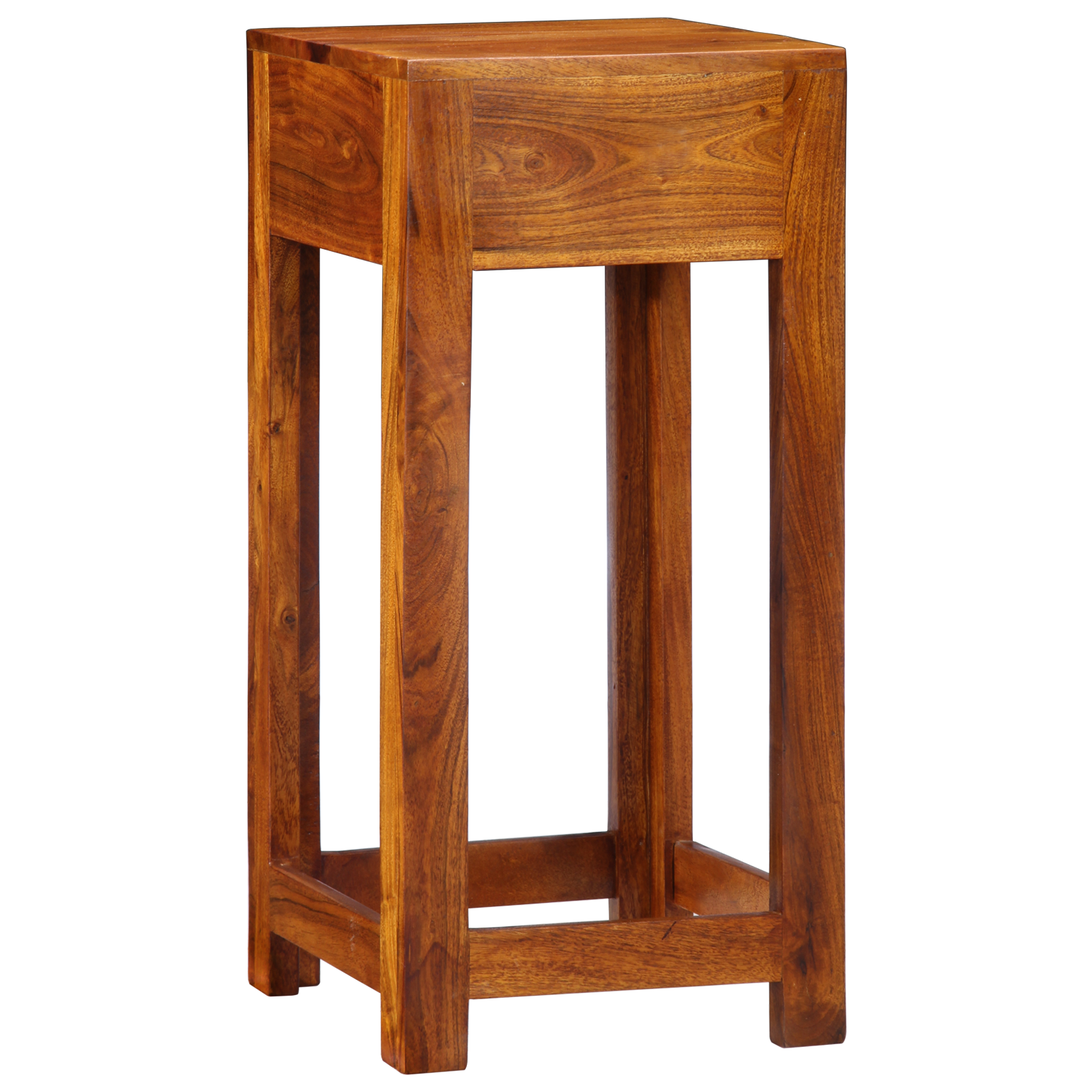Telephone Stand 35x35x75 cm Solid Wood Acacia - Image 7