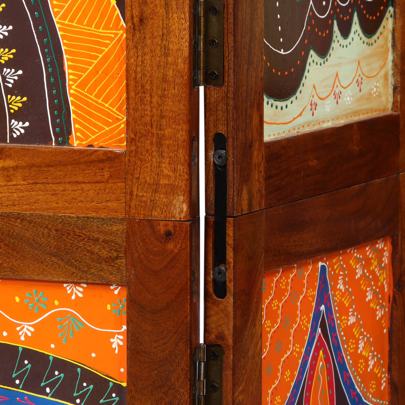 Room Divider 3 Panels Honey Brown 35x1.5x160 cm Solid Wood Acacia - Image 8