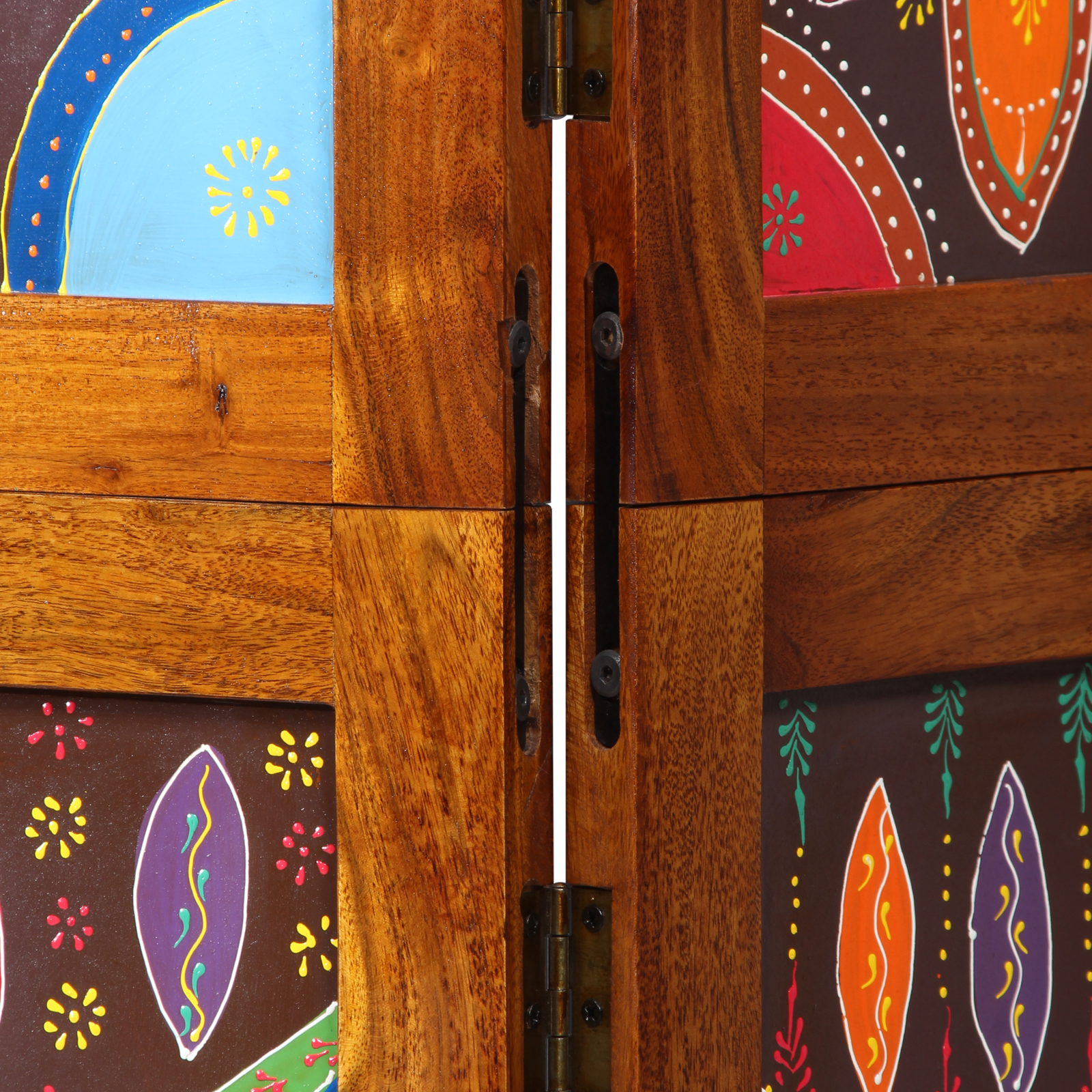 Room Divider 3 Panels Honey Brown 35x1.5x160 cm Solid Wood Acacia - Image 8