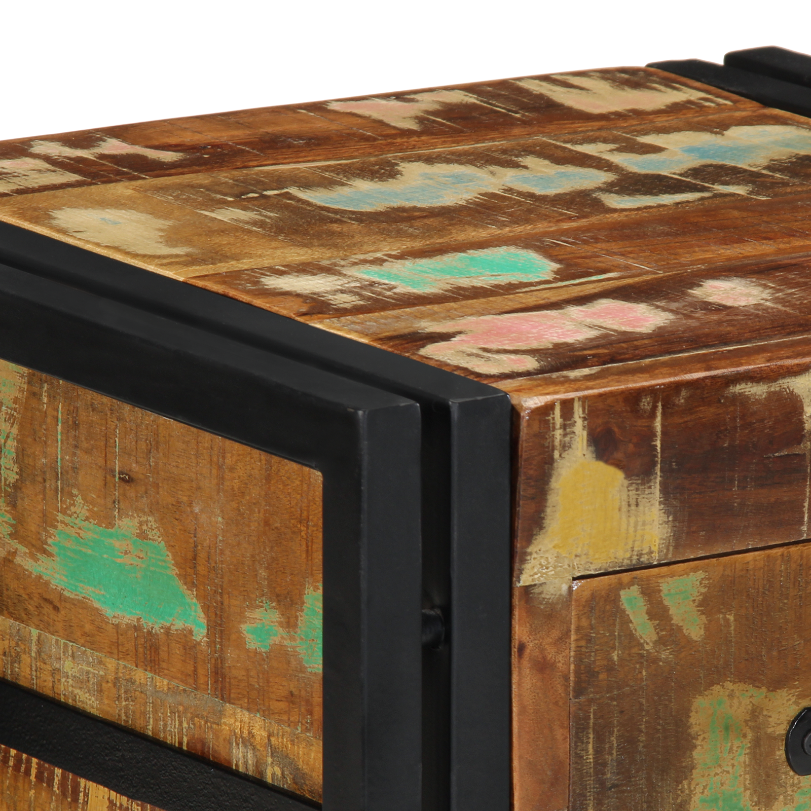 Bedside Cabinet 40x35x50 cm Solid Wood Reclaimed - Image 8